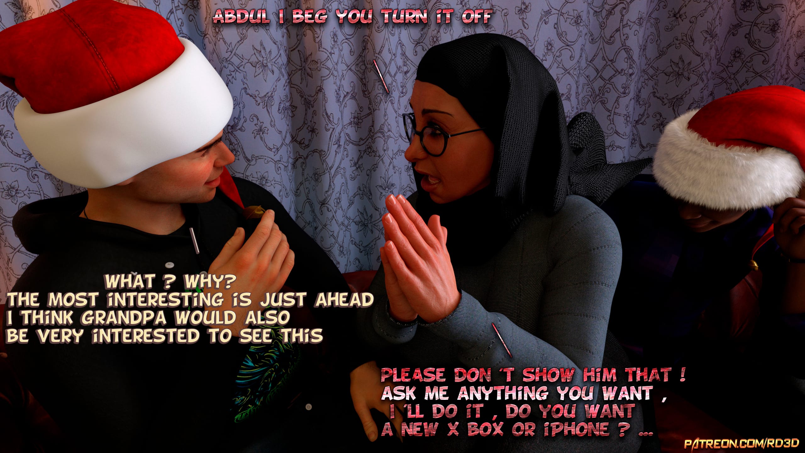 Lust Predators – Hijab Amatures [Real-Deal 3D] 13 . Hijab Amatures - Gift for Grandma - Chapter 13 [Real-Deal 3D] – page 11