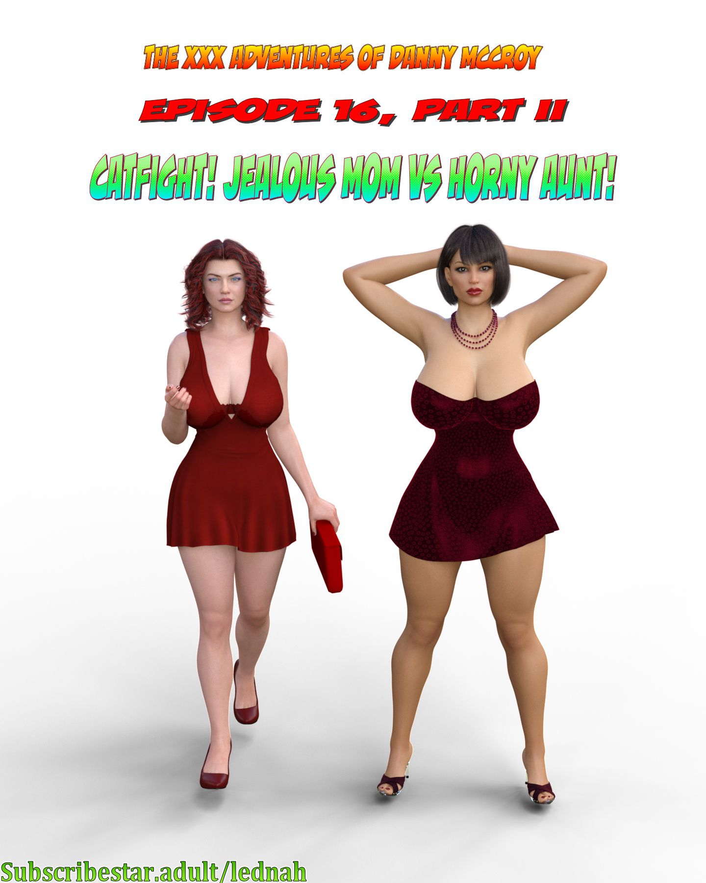 The XXX adventures of danny McCroy [Lednah] 17. Catfight - Jealous mom vs horny aunt 2 – page 1