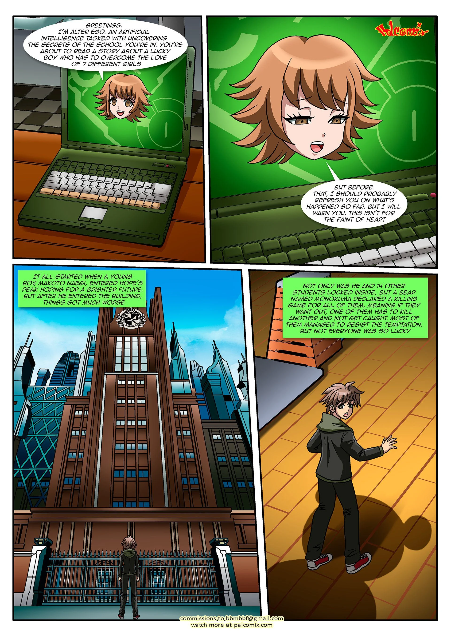 Harem of Despair (Danganronpa) [Palcomix] 1 . Harem of Despair - Chapter 1 (Danganronpa) [Palcomix] – page 2