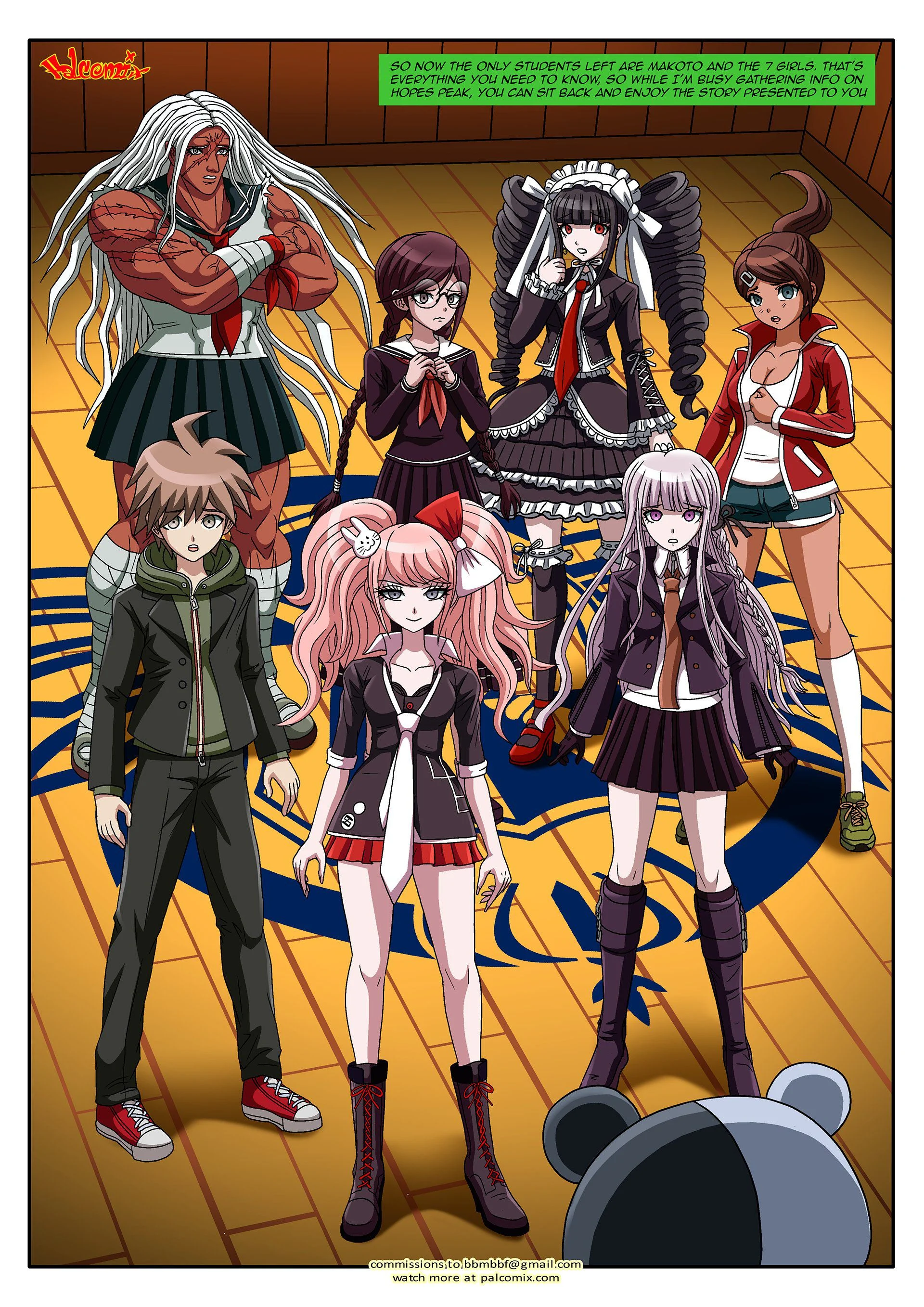 Harem of Despair (Danganronpa) [Palcomix] 1 . Harem of Despair - Chapter 1 (Danganronpa) [Palcomix] – page 4
