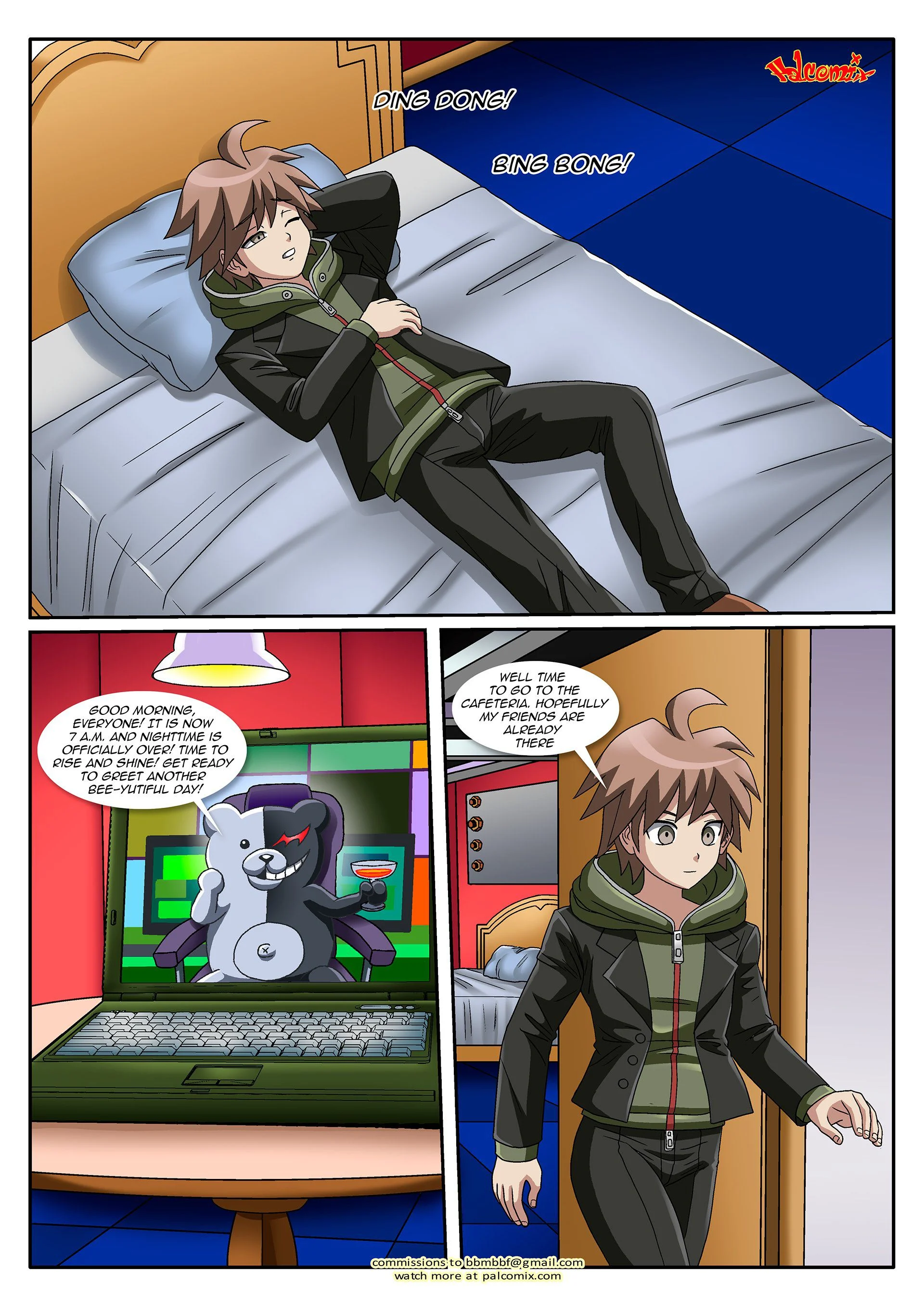 Harem of Despair (Danganronpa) [Palcomix] 1 . Harem of Despair - Chapter 1 (Danganronpa) [Palcomix] – page 5