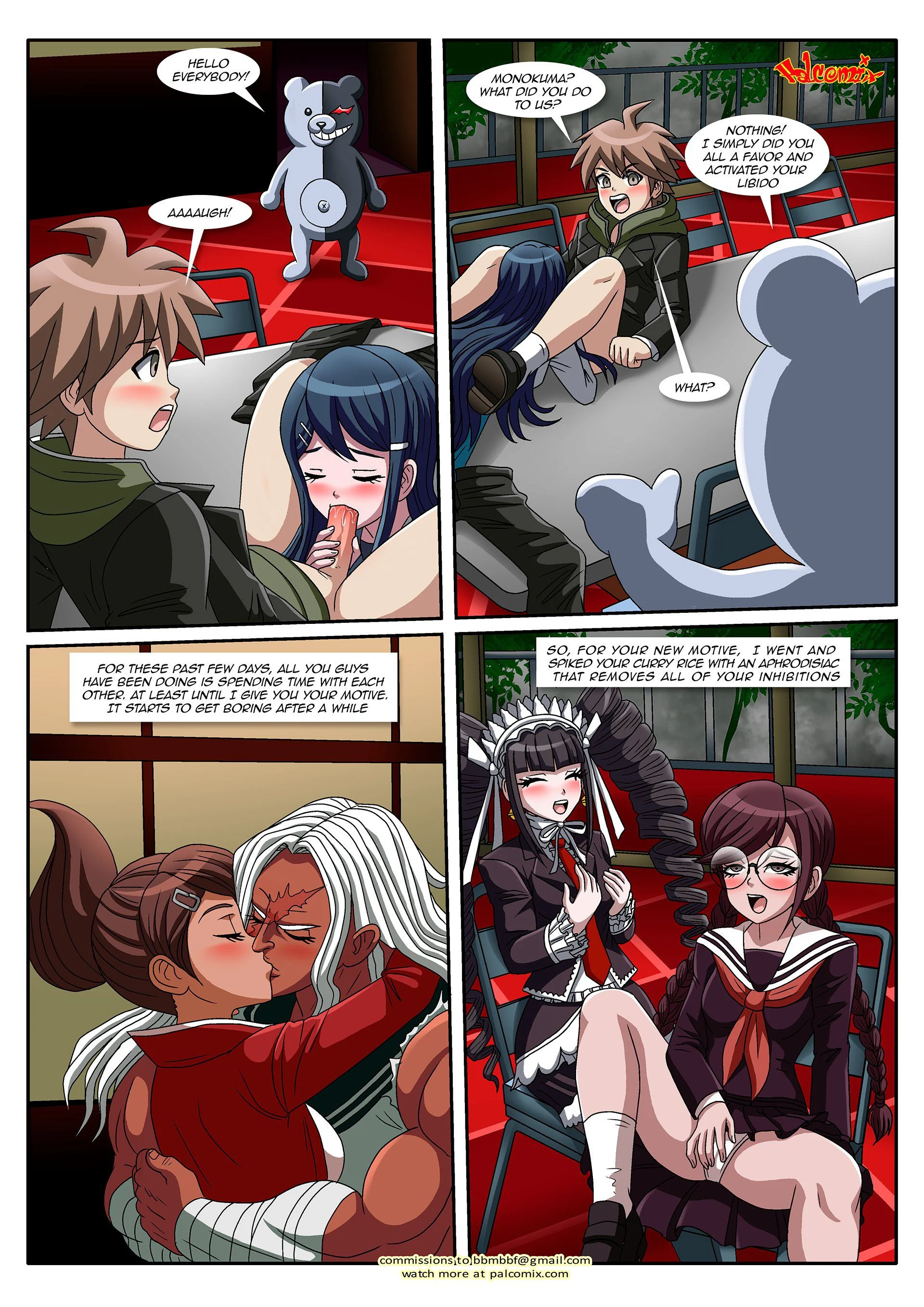 Harem of Despair (Danganronpa) [Palcomix] 1 . Harem of Despair - Chapter 1 (Danganronpa) [Palcomix] – page 9