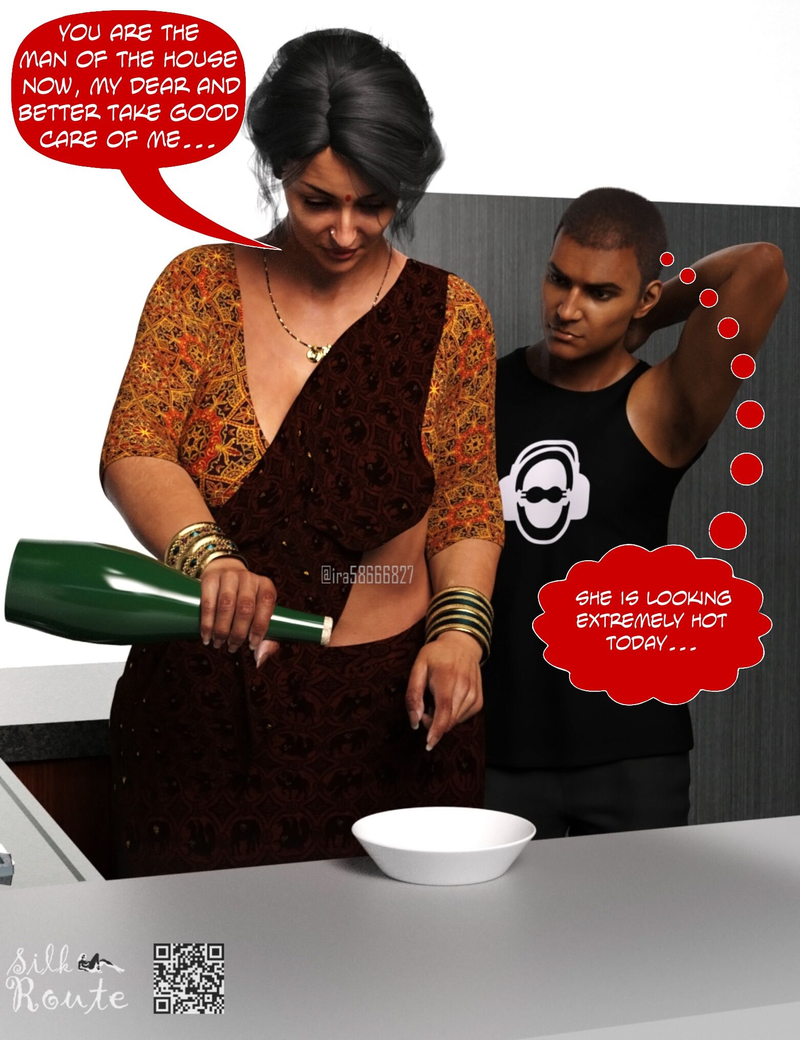 Silk Route – Mom &amp; Me [Silk Route | Ira Raman] 10.1 . Silk Route - Mom & Me - Chapter 10 - Part 1 [Ira Raman] – page 7