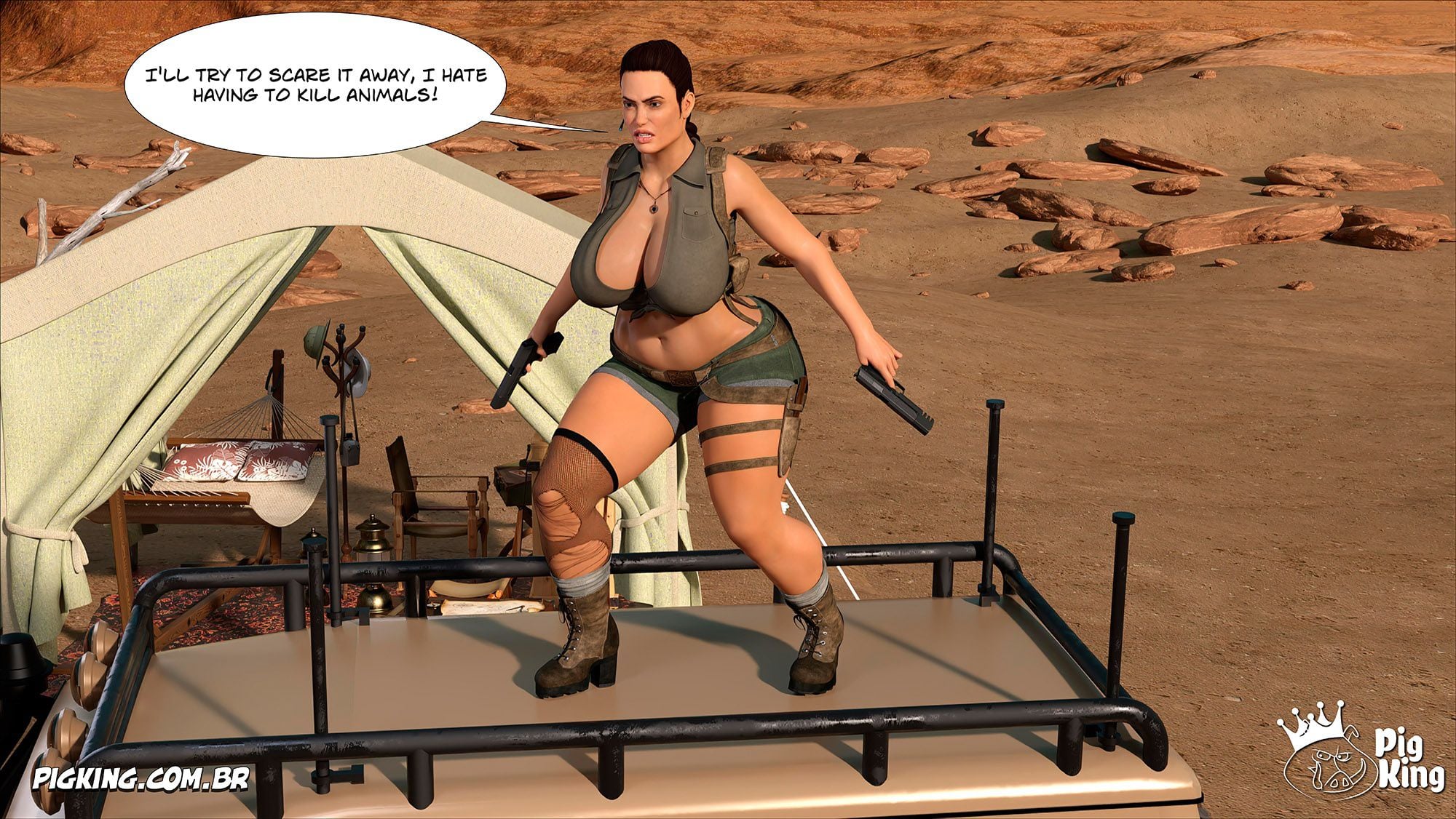 Tomb Raider [PigKing] 1 . Tomb Raider - Chapter 1 [PigKing] – page 56
