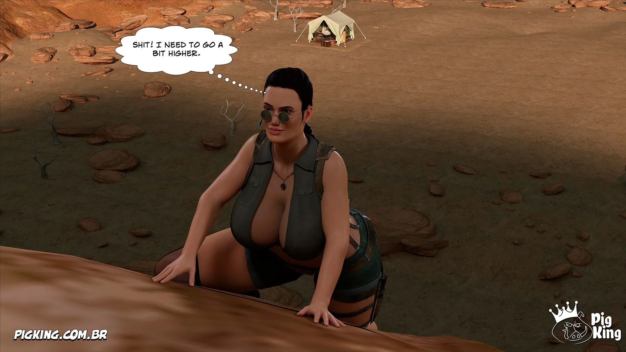 Tomb Raider [PigKing] 1 . Tomb Raider - Chapter 1 [PigKing] – page 8