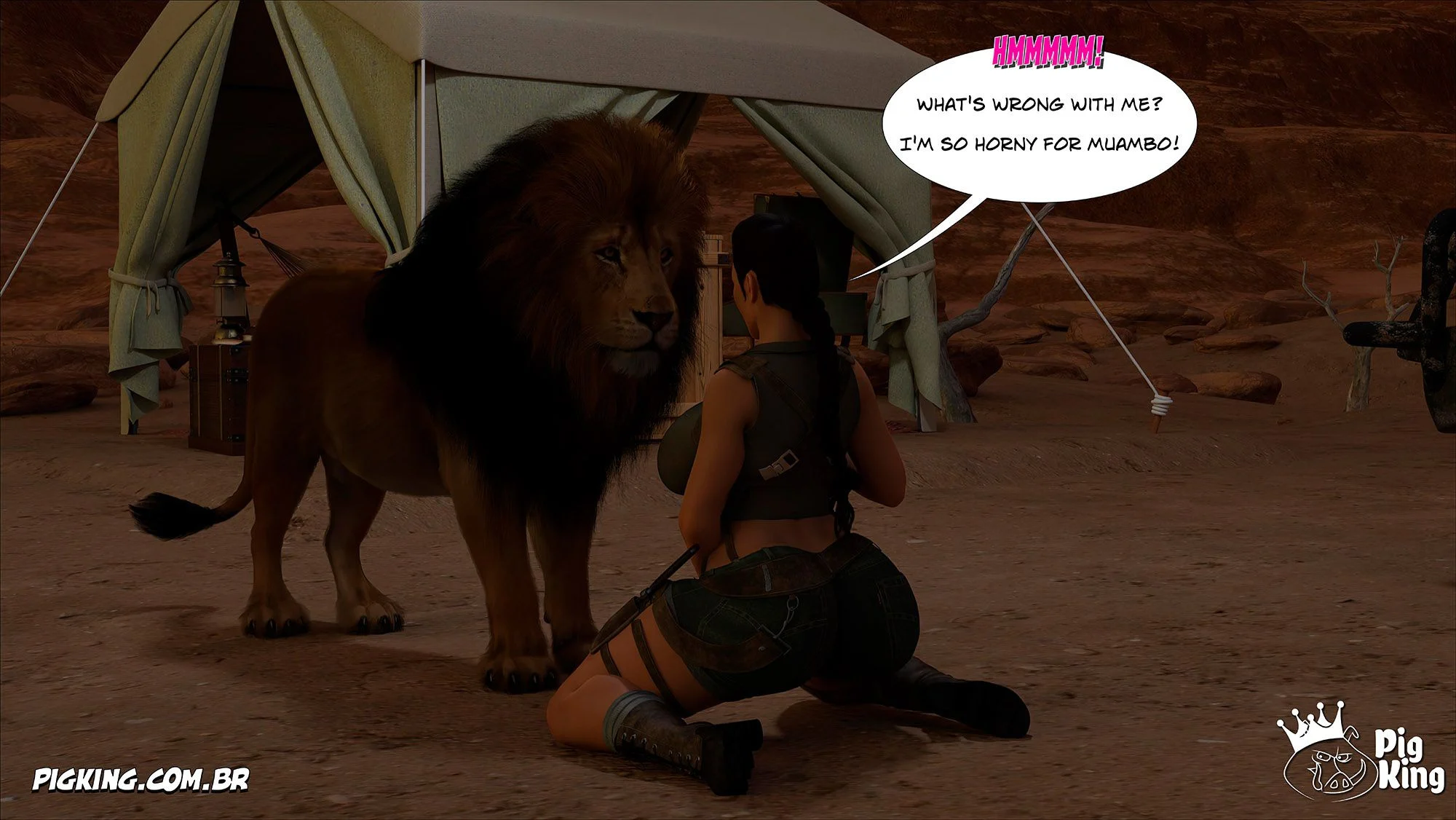 Tomb Raider [PigKing] 6 . Tomb Raider - [ZOO] Chapter 6 [PigKing] – page 84