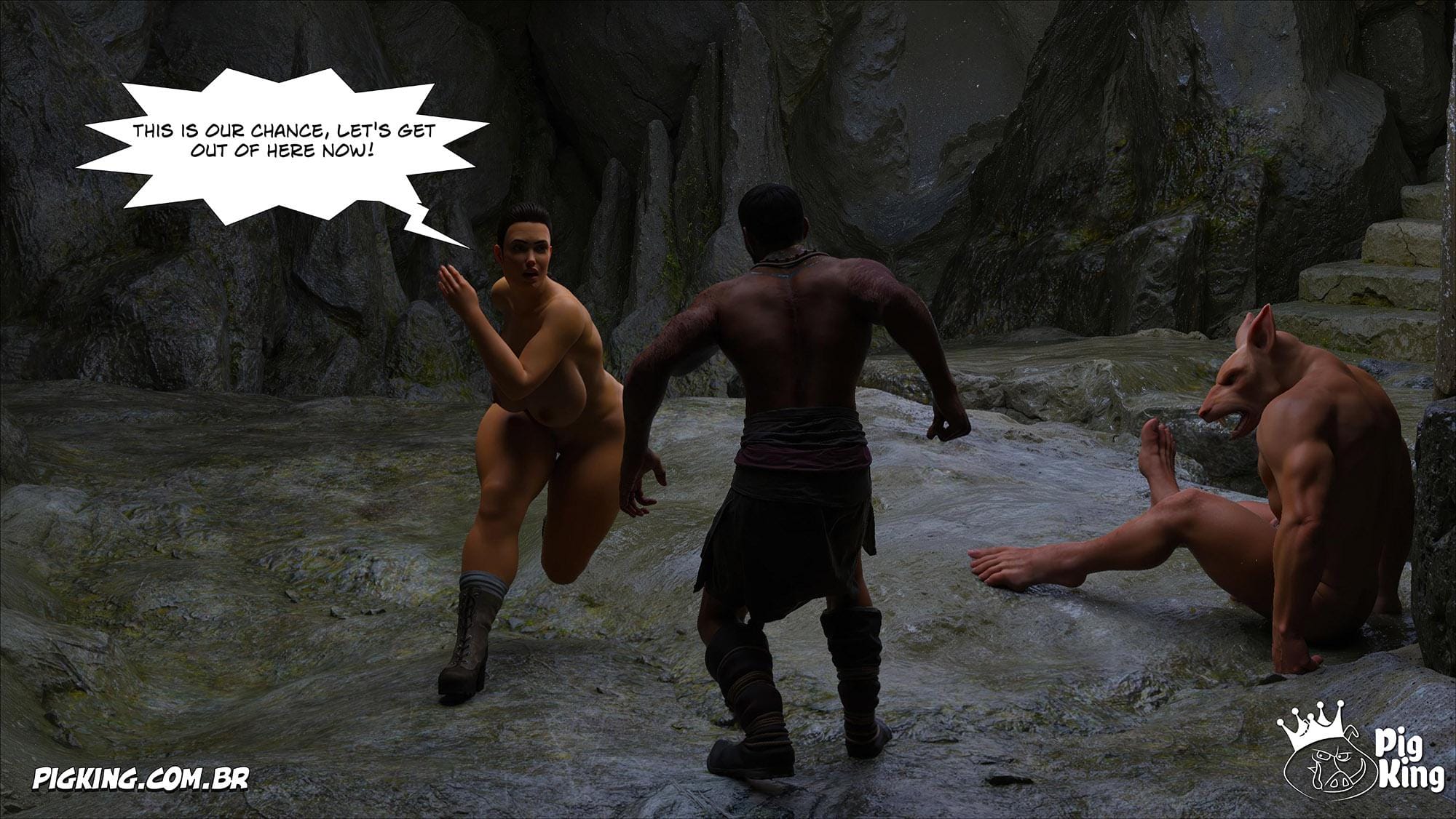 Tomb Raider [PigKing] 11 . Tomb Raider - Chapter 11 [PigKing] – page 82