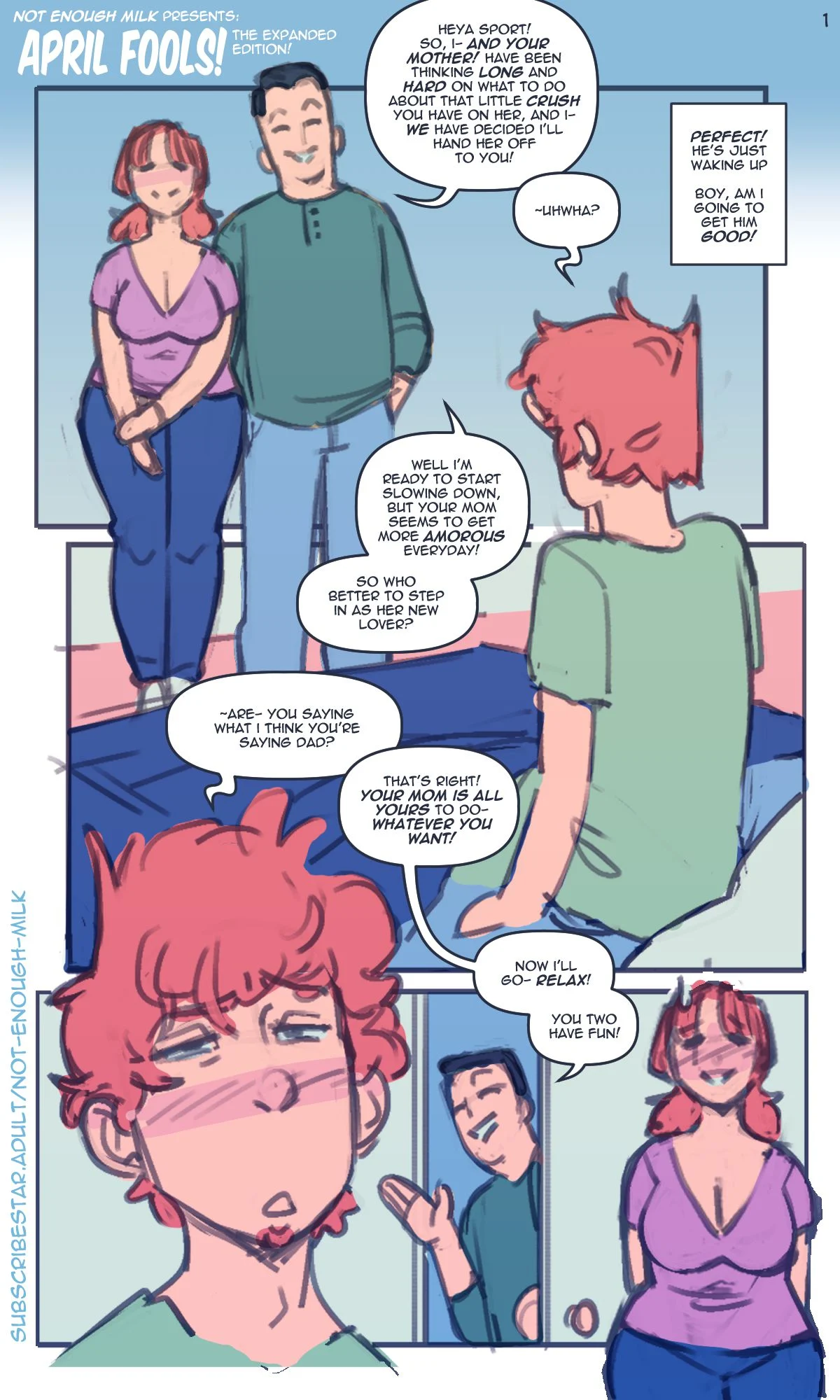 April Fools! [NotEnoughMilk] 1 . April Fools! - Chapter 1 [NotEnoughMilk] – page 1