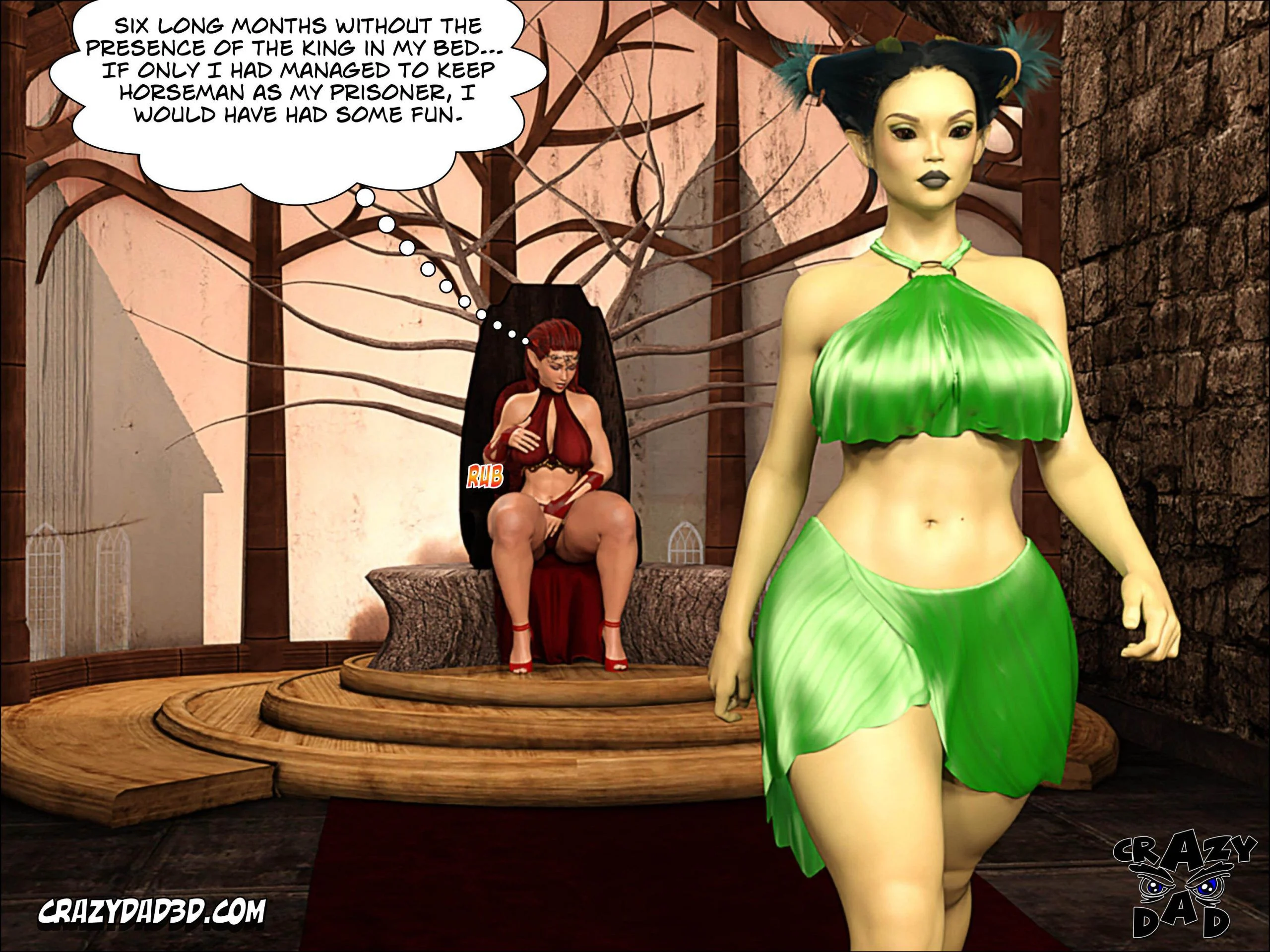 Queen Azalea [CrazyDad3D] 1 . Queen Azalea - Chapter 1 [CrazyDad3D] – page 8