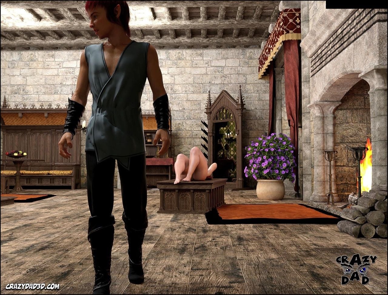 Queen Azalea [CrazyDad3D] 3 . Queen Azalea - LQ - Chapter 3 [CrazyDad3D] – page 91