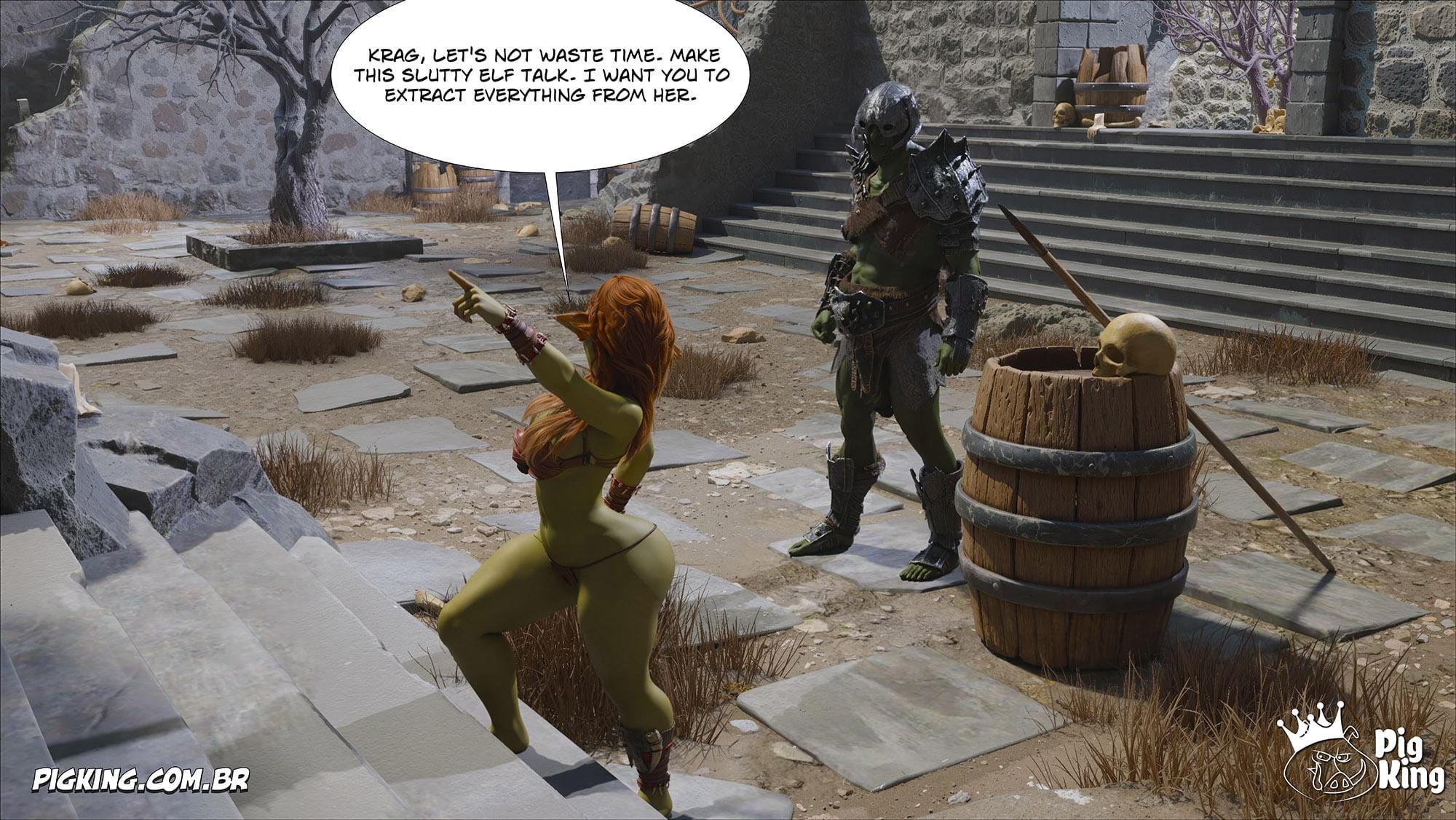 Queen Azalea [CrazyDad3D] 20 . Queen Azalea - Chapter 20 [CrazyDad3D] – page 60