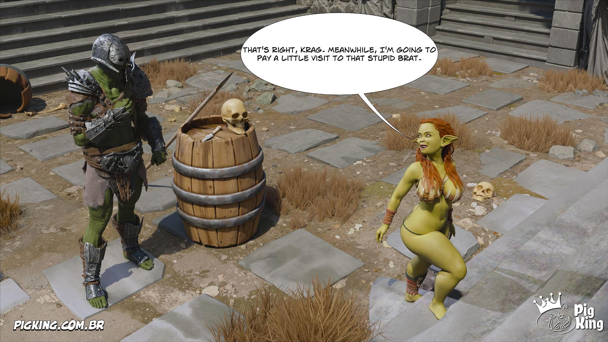 Queen Azalea [CrazyDad3D] 20 . Queen Azalea - Chapter 20 [CrazyDad3D] – page 63