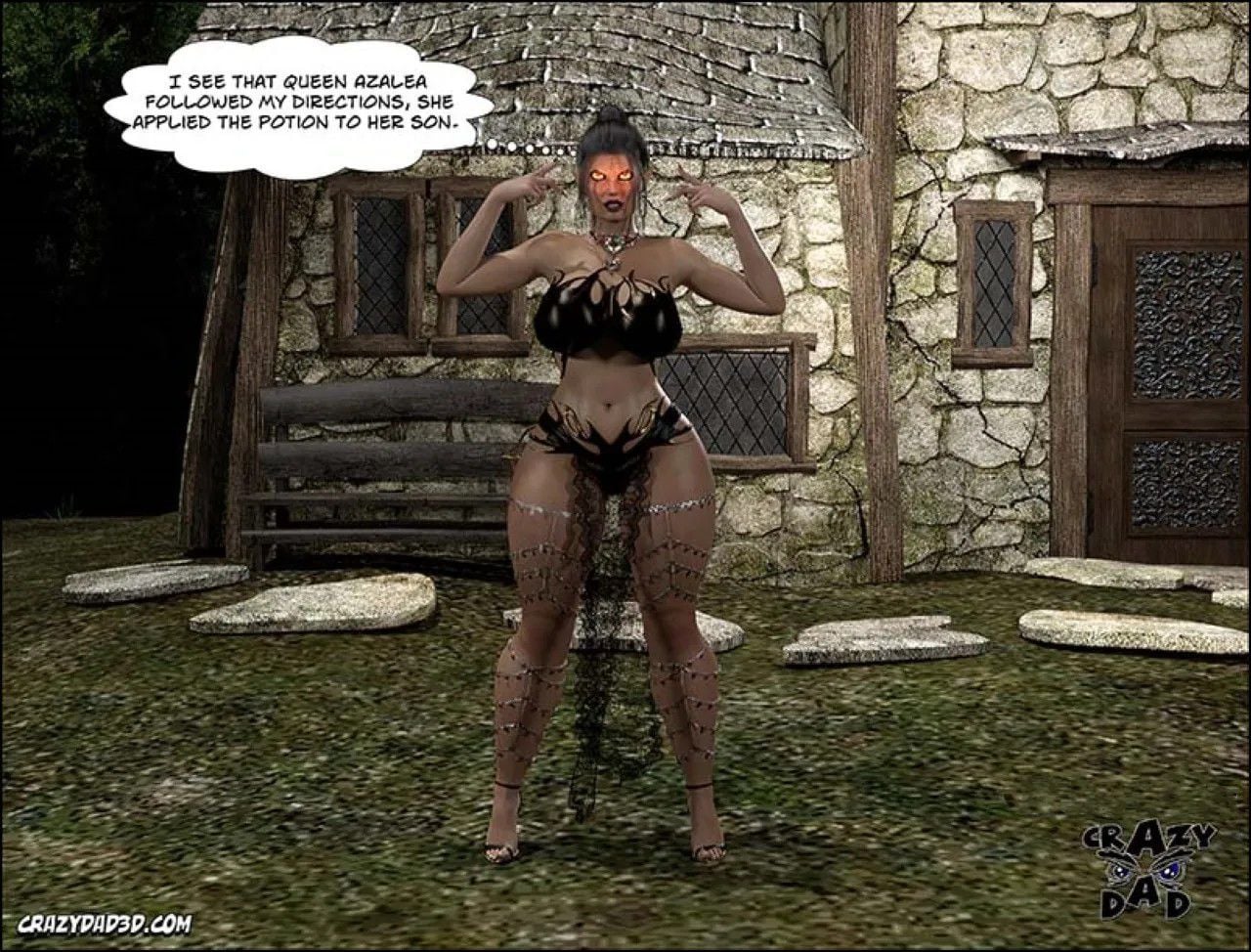 Queen Azalea [CrazyDad3D] 7 . Queen Azalea - LQ - Chapter 7 [CrazyDad3D] – page 89