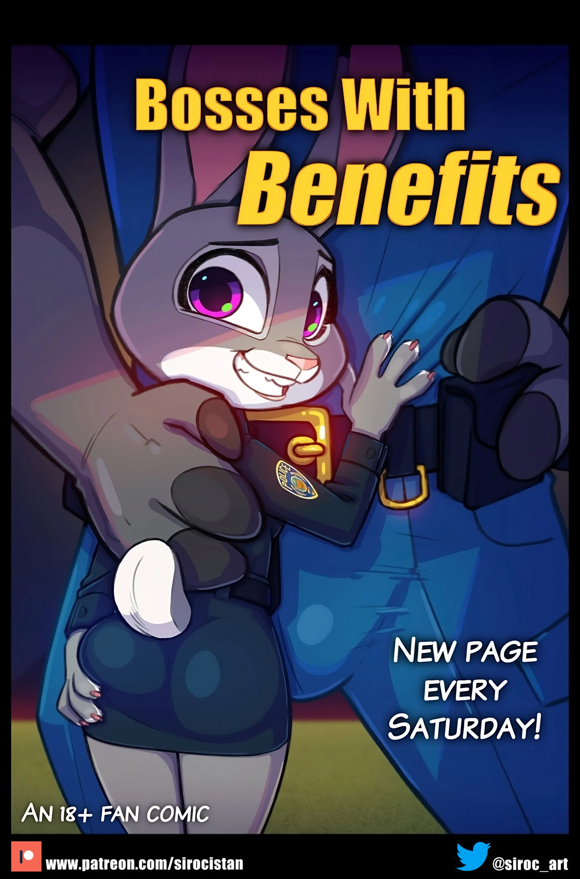 Bosses With Benefits (Zootopia) [Siroc] 1.5 . Bosses With Benefits - Big Titty Variant - Chapter 1 (Zootopia) [Siroc] – page 1