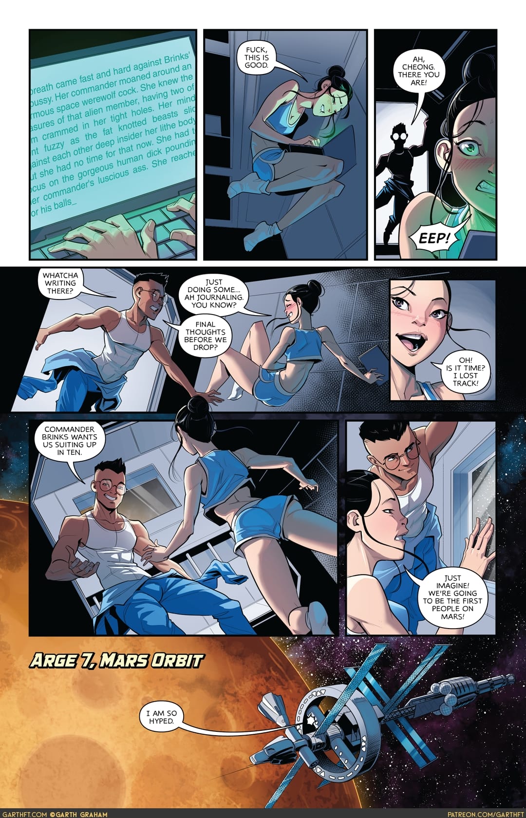 A Polycule of Mars [Garth Graham | Temporal Wolf] 1 . A Polycule of Mars - Chapter 1 [Garth Graham  Temporal Wolf] – page 4