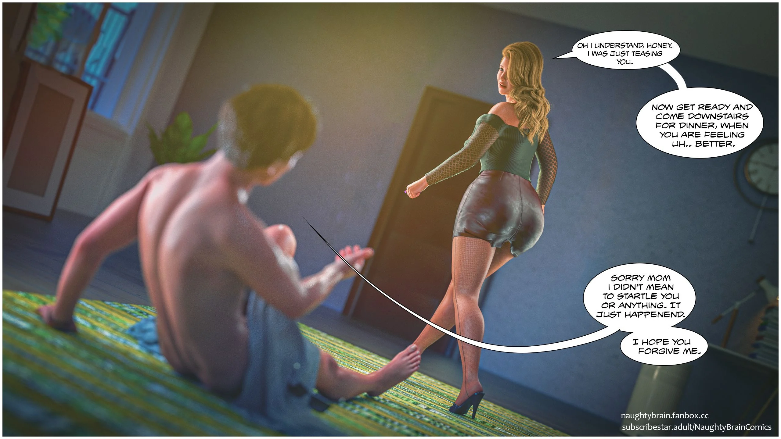 The Homecumming [Naughty Brain Comics] 1 . The Homecumming - Chapter 1 [Naughty Brain Comics] – page 58