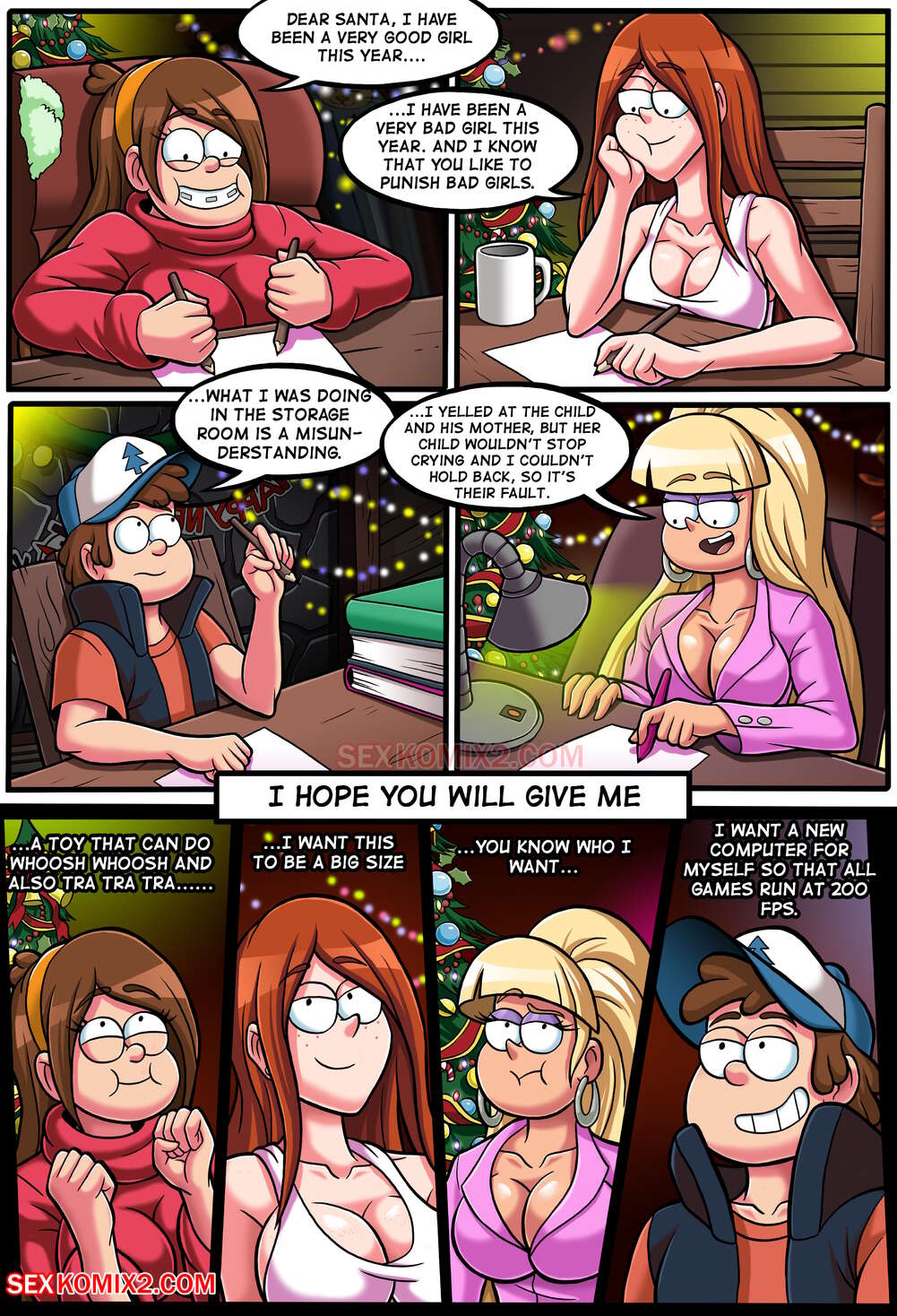 New Year Party and a Big Pink Bear (Gravity Falls) Chapter 1 – page 2