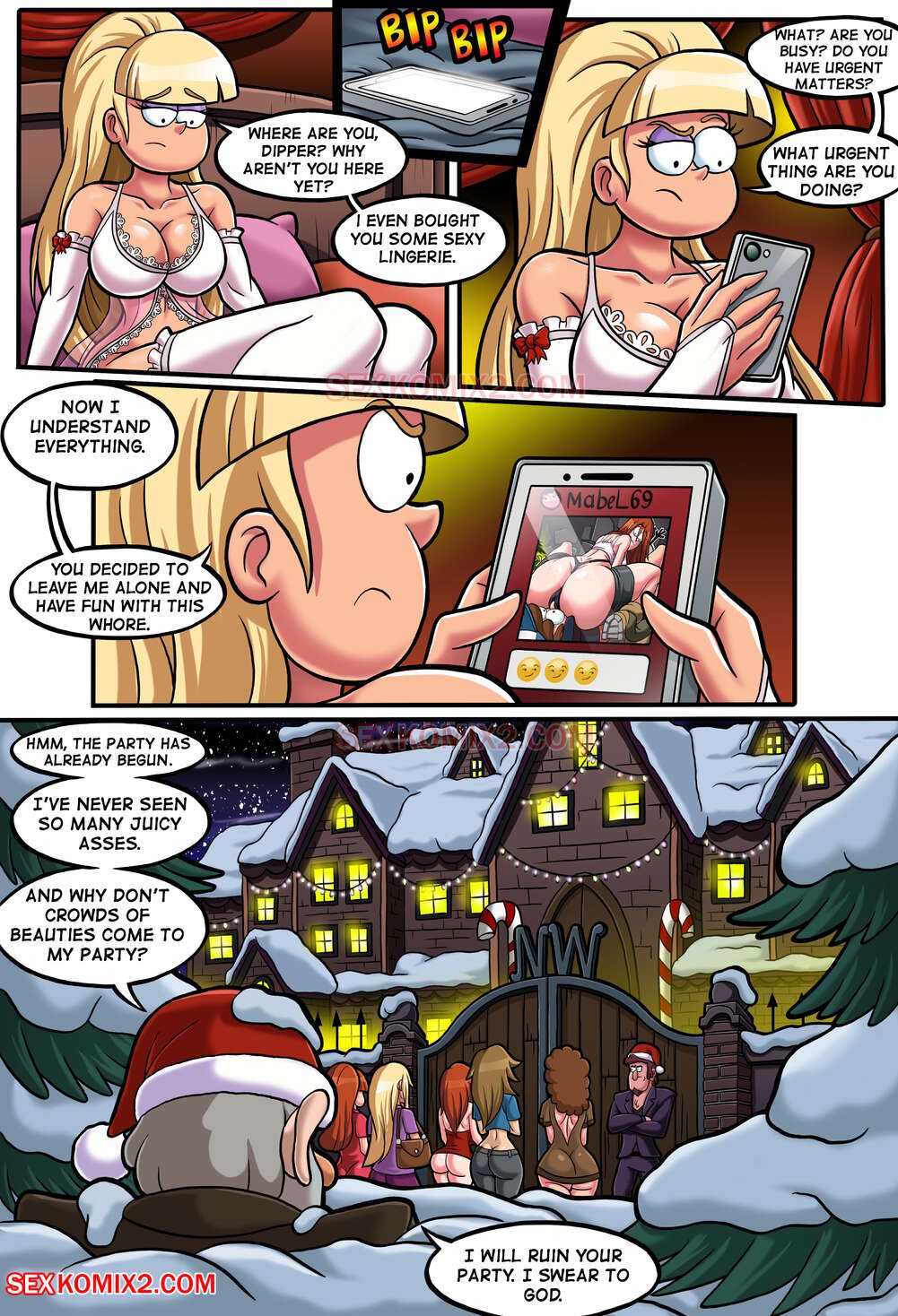 New Year Party and a Big Pink Bear (Gravity Falls) Chapter 1 – page 13