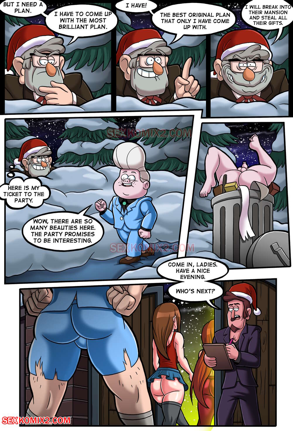 New Year Party and a Big Pink Bear (Gravity Falls) Chapter 1 – page 14