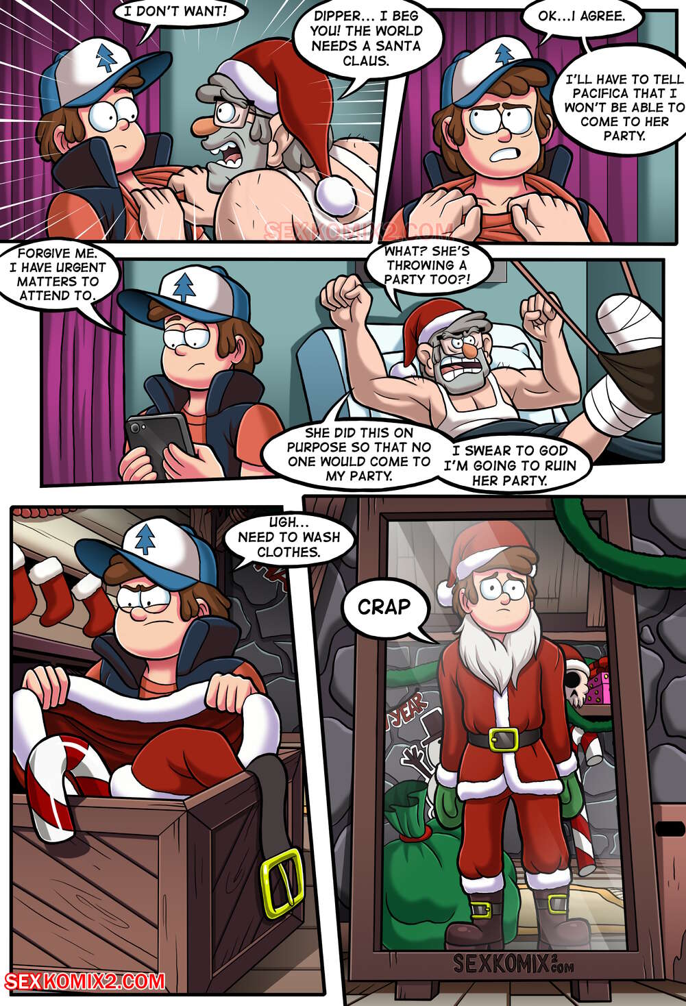 New Year Party and a Big Pink Bear (Gravity Falls) Chapter 1 – page 7