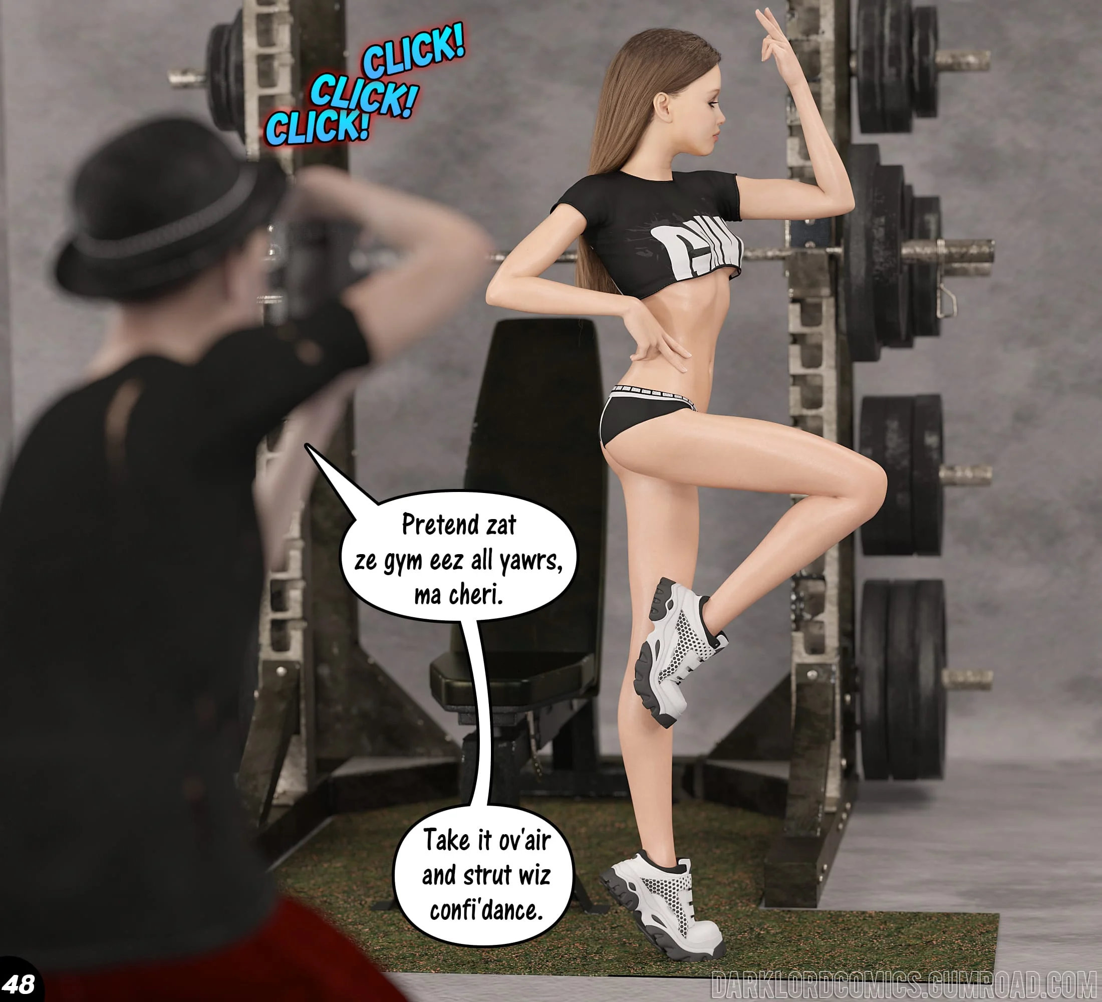 Natasha’s Workout [DarkLord] 2 . Natasha's Workout - Chapter 2 [DarkLord] – page 49