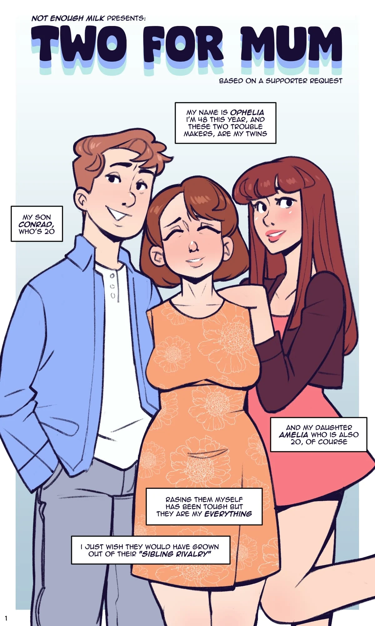 Two For Mum [NotEnoughMilk] 1 . Two For Mum - Chapter 1 [NotEnoughMilk] – page 1