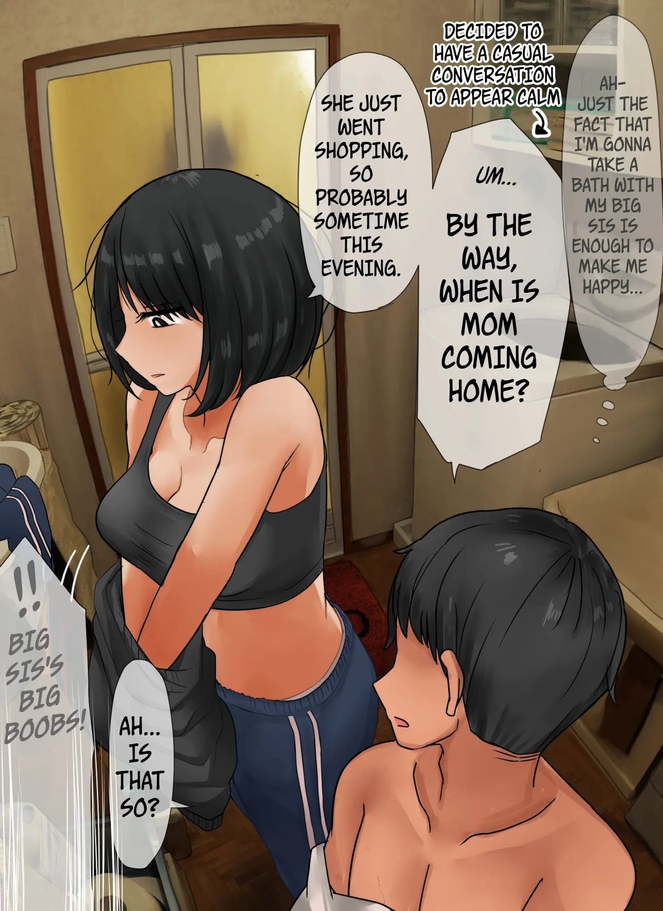 Kurokami no Onee-chan Matome | Summary of Black-Haired Older Sisters Chapter 1 – page 7