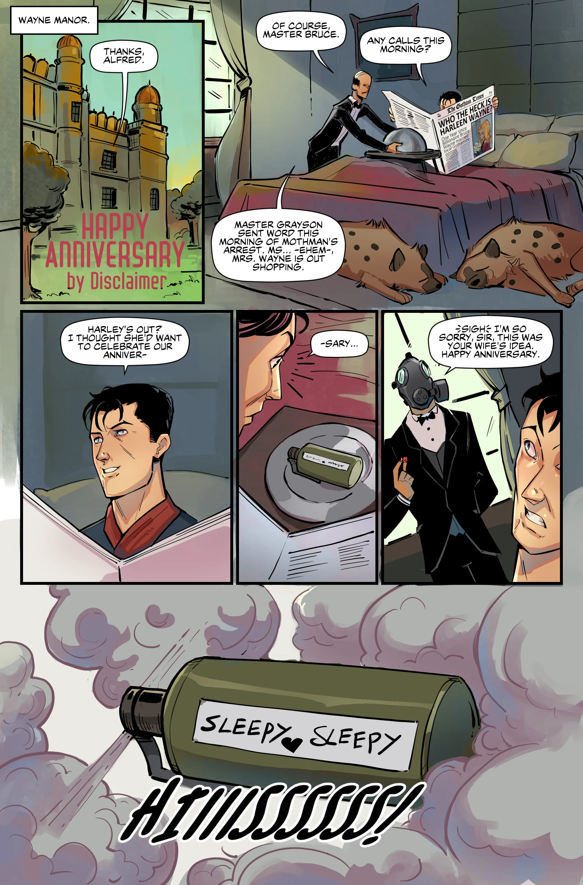Happy Anniversary (Batman) [Disclaimer] 1 . Happy Anniversary - Chapter 1 (Batman) [Disclaimer] – page 1