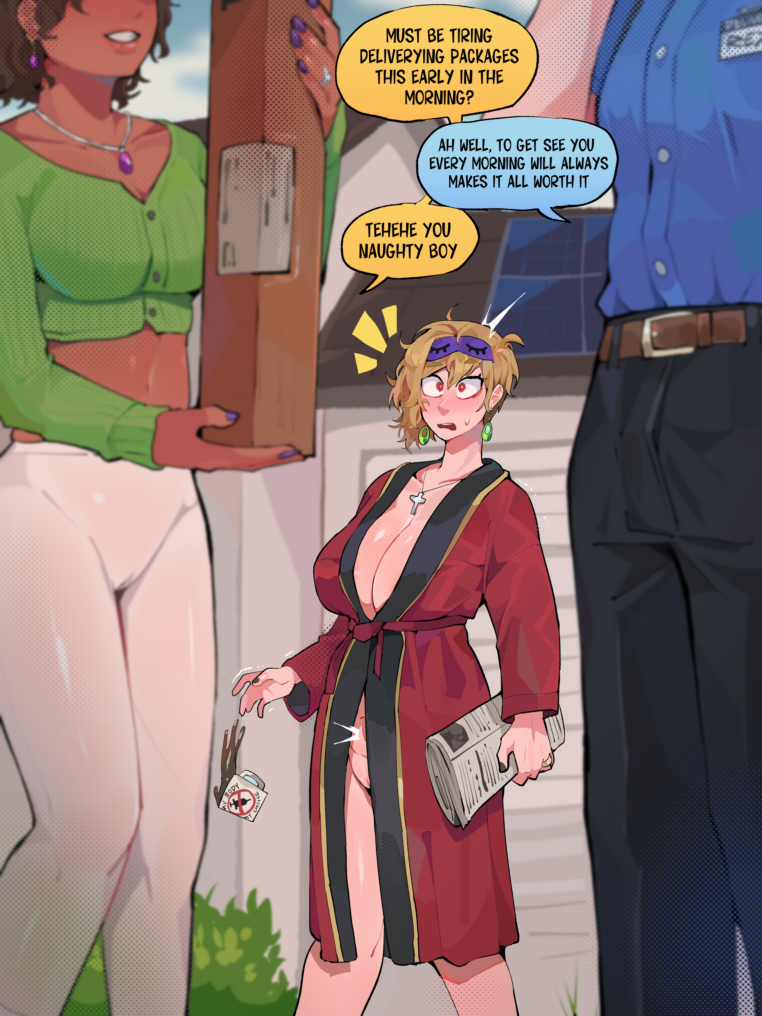 Neighborhood MILFs: Gene & Chiyoi (Joy) ft. Karen & Vivien (OC) [Differland] Chapter 1 – page 34