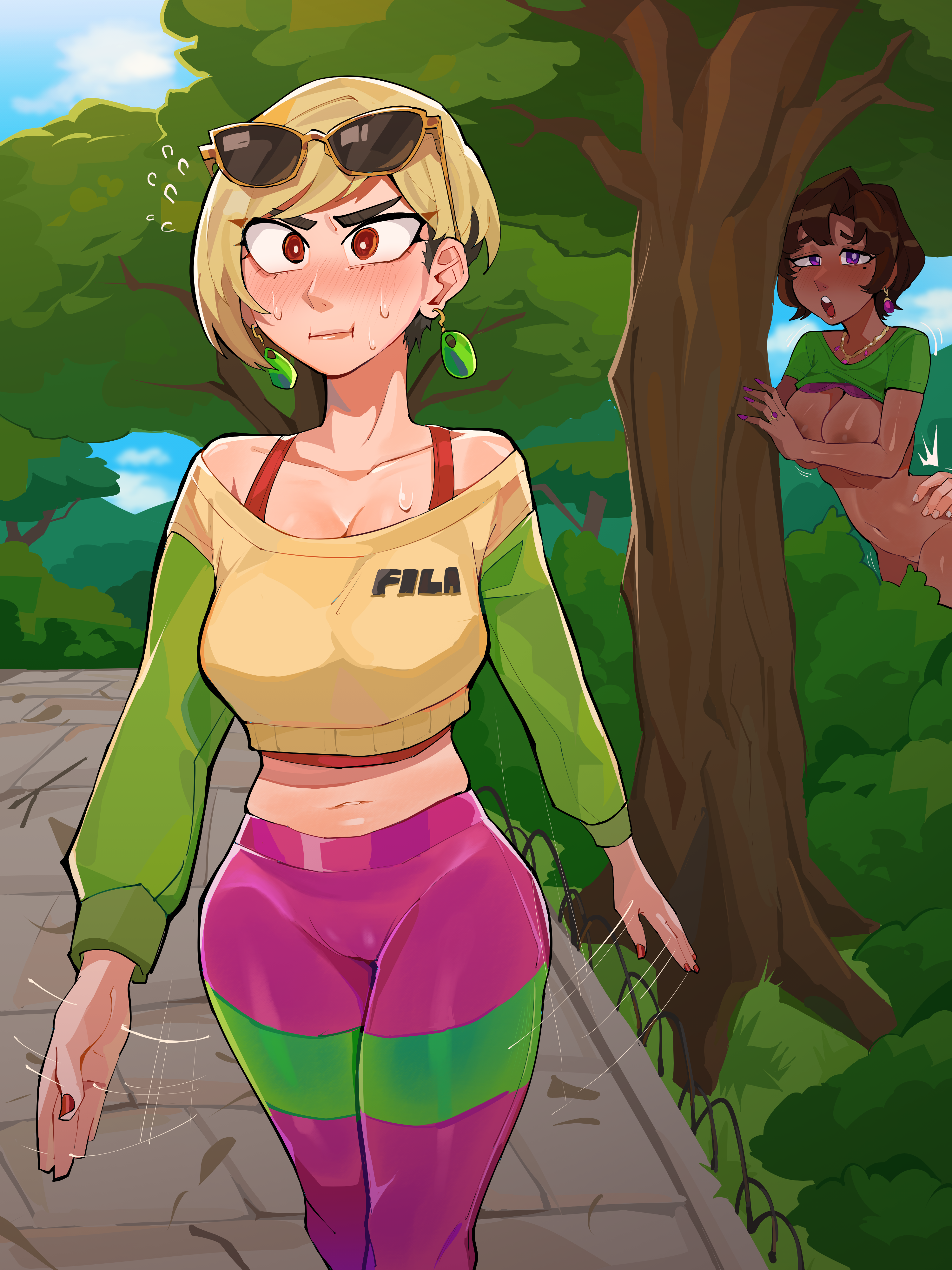 Neighborhood MILFs: Gene & Chiyoi (Joy) ft. Karen & Vivien (OC) [Differland] Chapter 1 – page 64