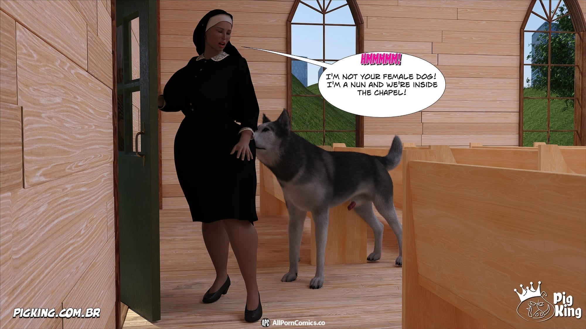 Nun Isabella [PigKing] 11 . Nun Isabella - [ZOO] Chapter 11 [PigKing] – page 55