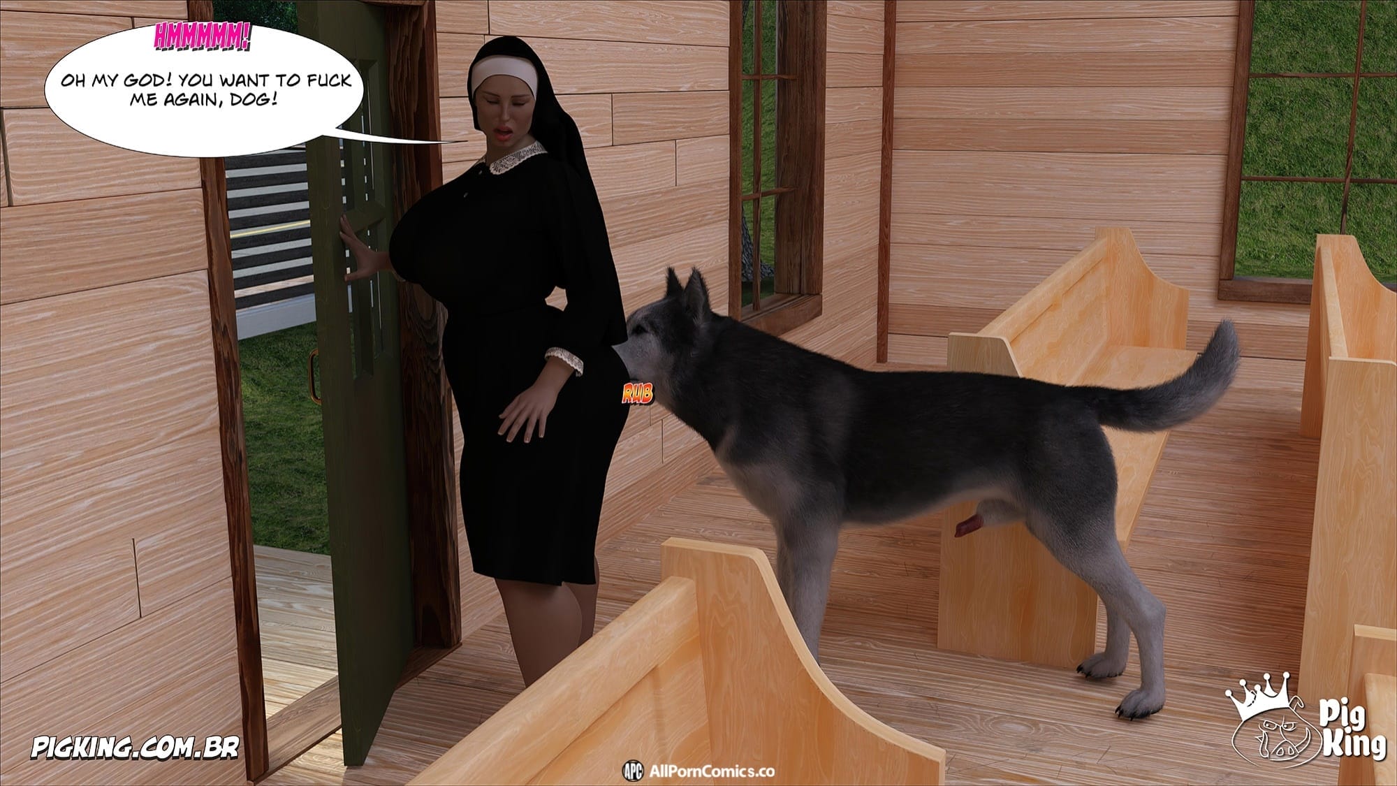 Nun Isabella [PigKing] 11 . Nun Isabella - [ZOO] Chapter 11 [PigKing] – page 56