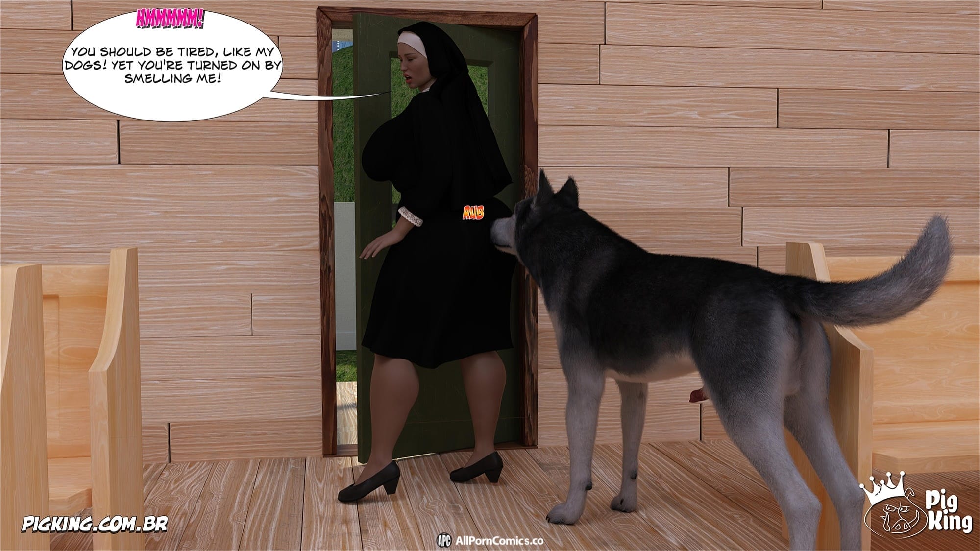 Nun Isabella [PigKing] 11 . Nun Isabella - [ZOO] Chapter 11 [PigKing] – page 57