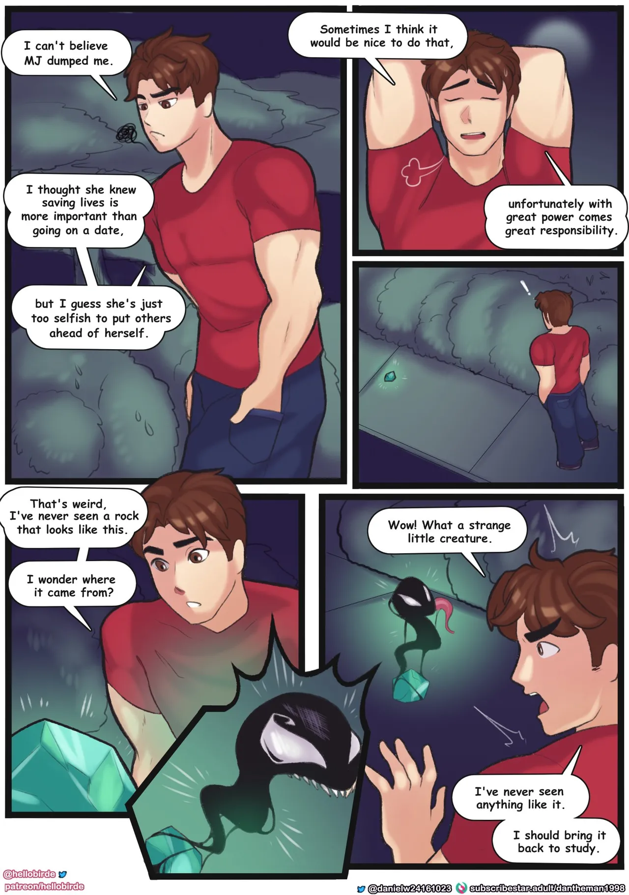 Peter's Sexual Symbiosis (Spider-Man) [Hellobirde] Chapter 1 – page 2