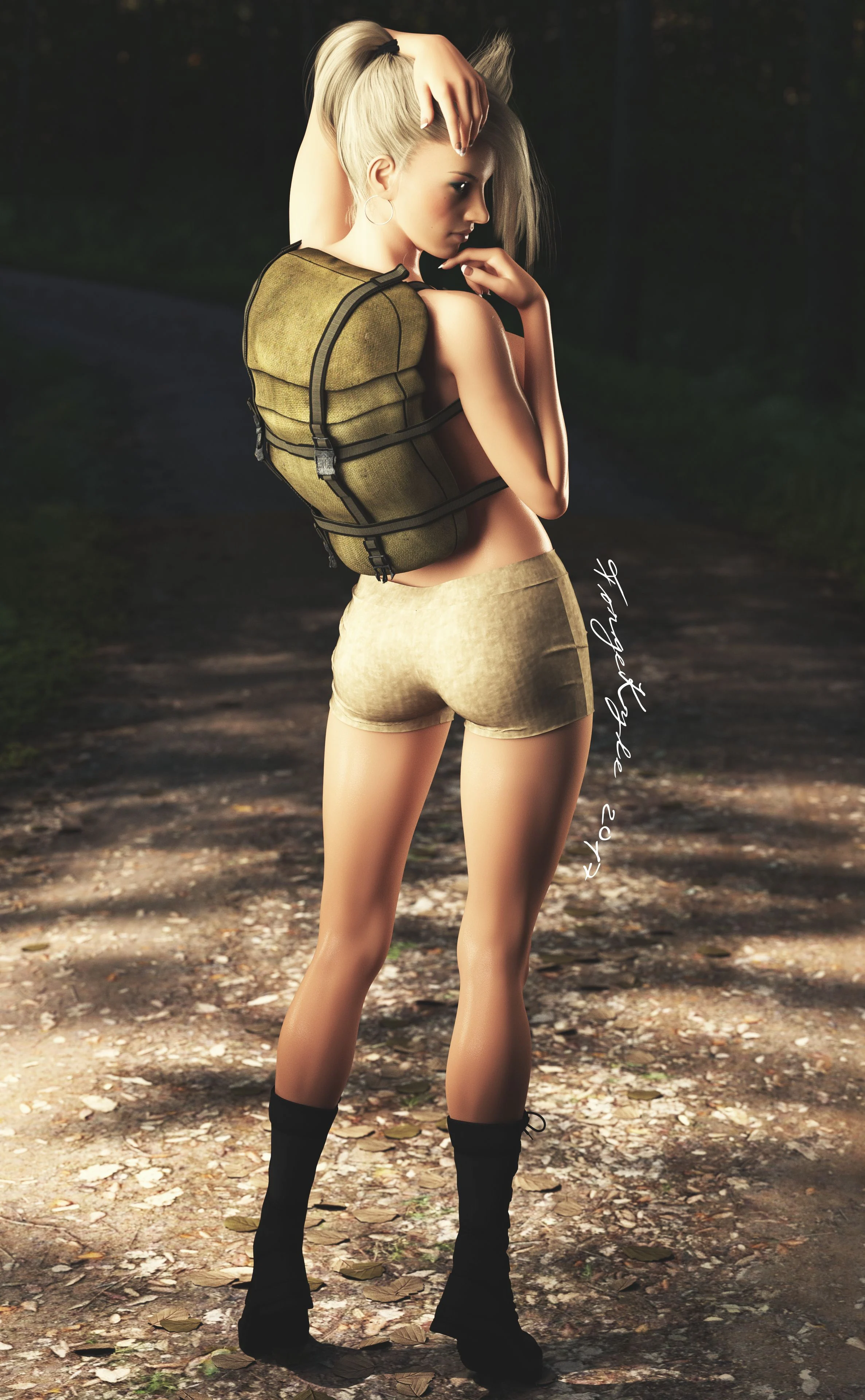 Artworks and Misc. Content [Forged3DX] Anya In The Forest – page 1