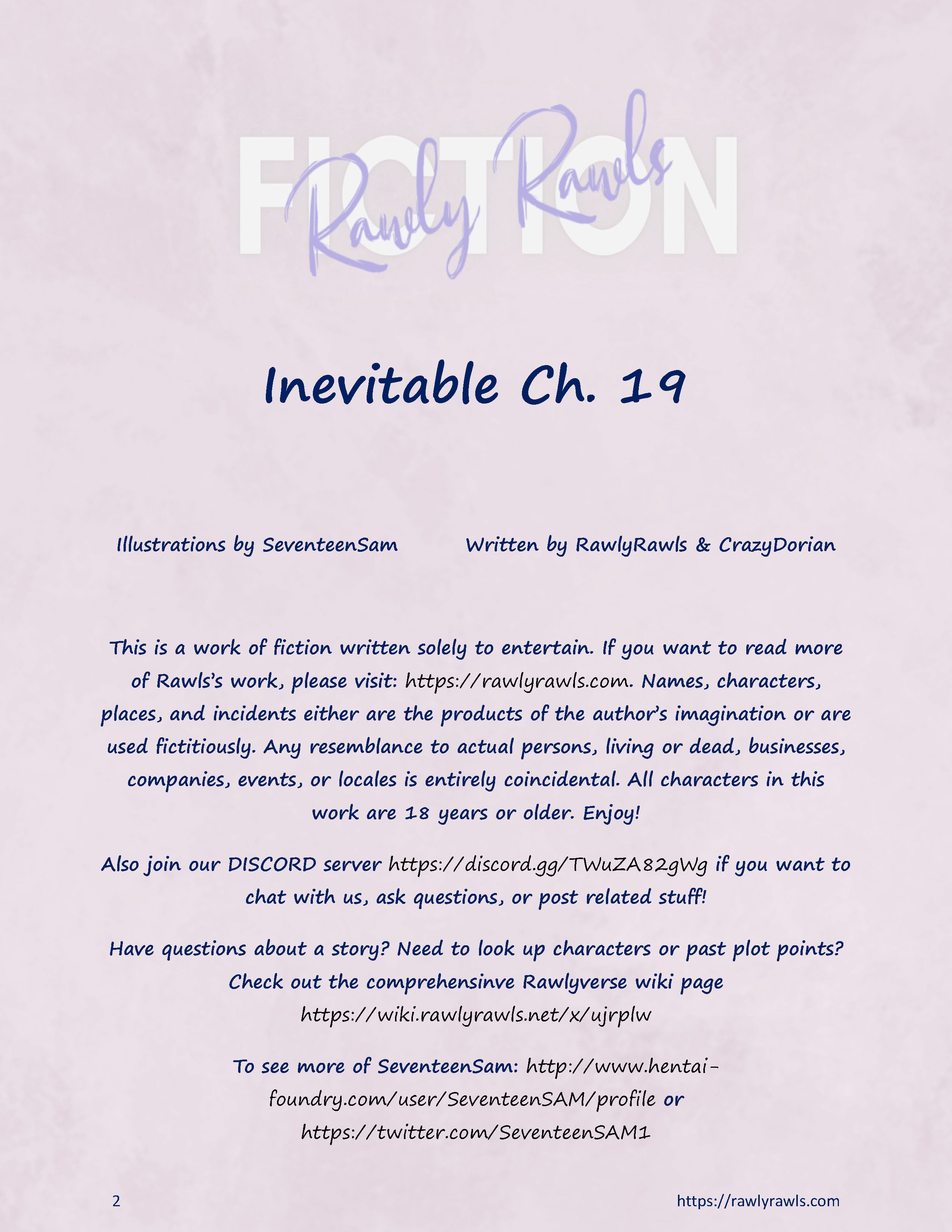 Inevitable [SeventeenSam , RawlyRawls] 19 . Inevitable - Chapter 19 [SeventeenSam , RawlyRawls] – page 2