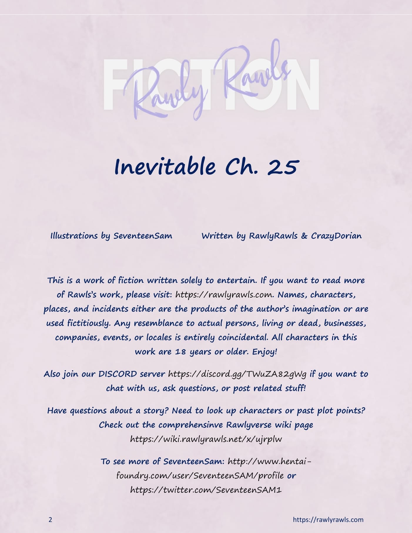 Inevitable [SeventeenSam , RawlyRawls] 25 . Inevitable - Chapter 25 [SeventeenSam , RawlyRawls] – page 2