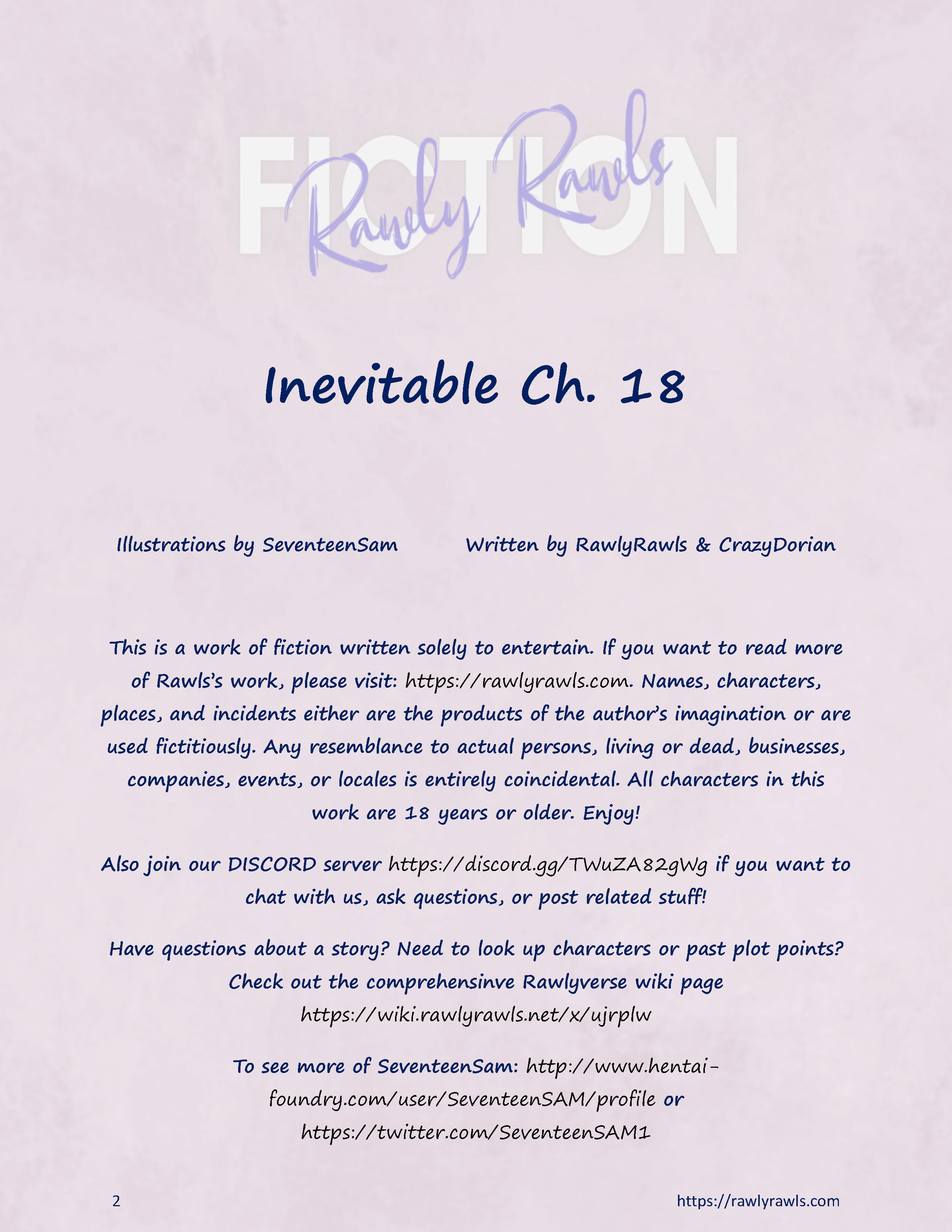 Inevitable [SeventeenSam , RawlyRawls] 18 . Inevitable - Chapter 18 [SeventeenSam , RawlyRawls] – page 2