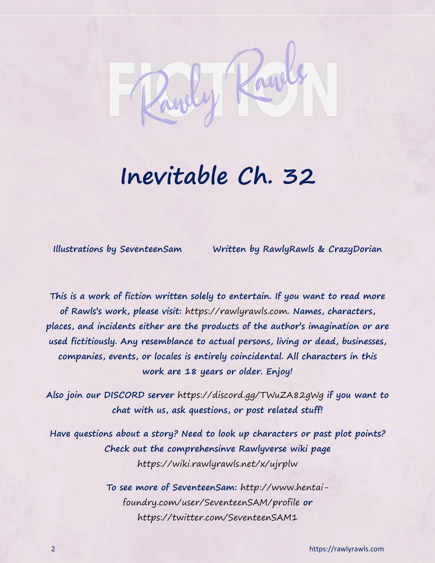 Inevitable [SeventeenSam , RawlyRawls] 32 . Inevitable - Chapter 32 [SeventeenSam , RawlyRawls] – page 2