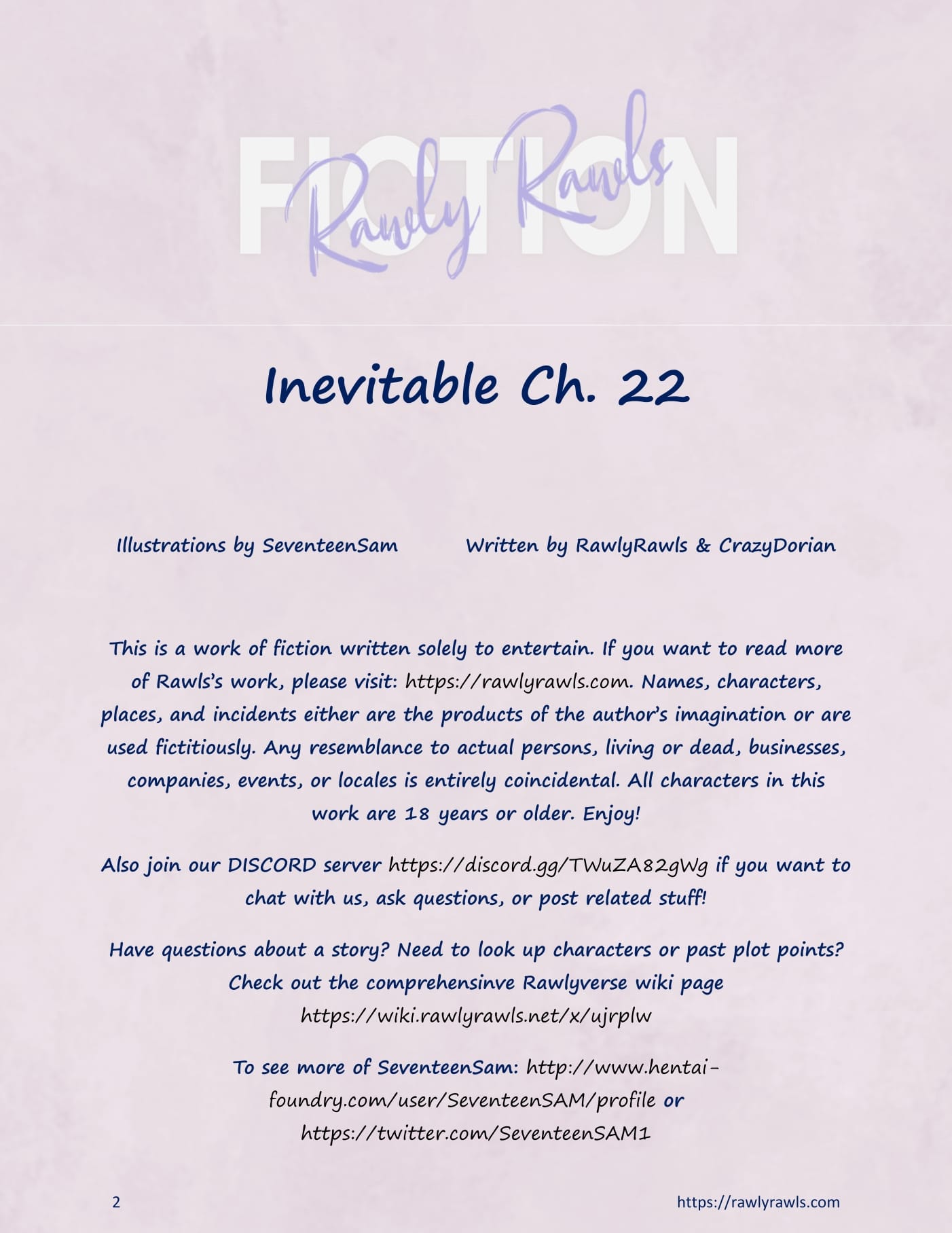 Inevitable [SeventeenSam , RawlyRawls] 22 . Inevitable - Chapter 22 [SeventeenSam , RawlyRawls] – page 2