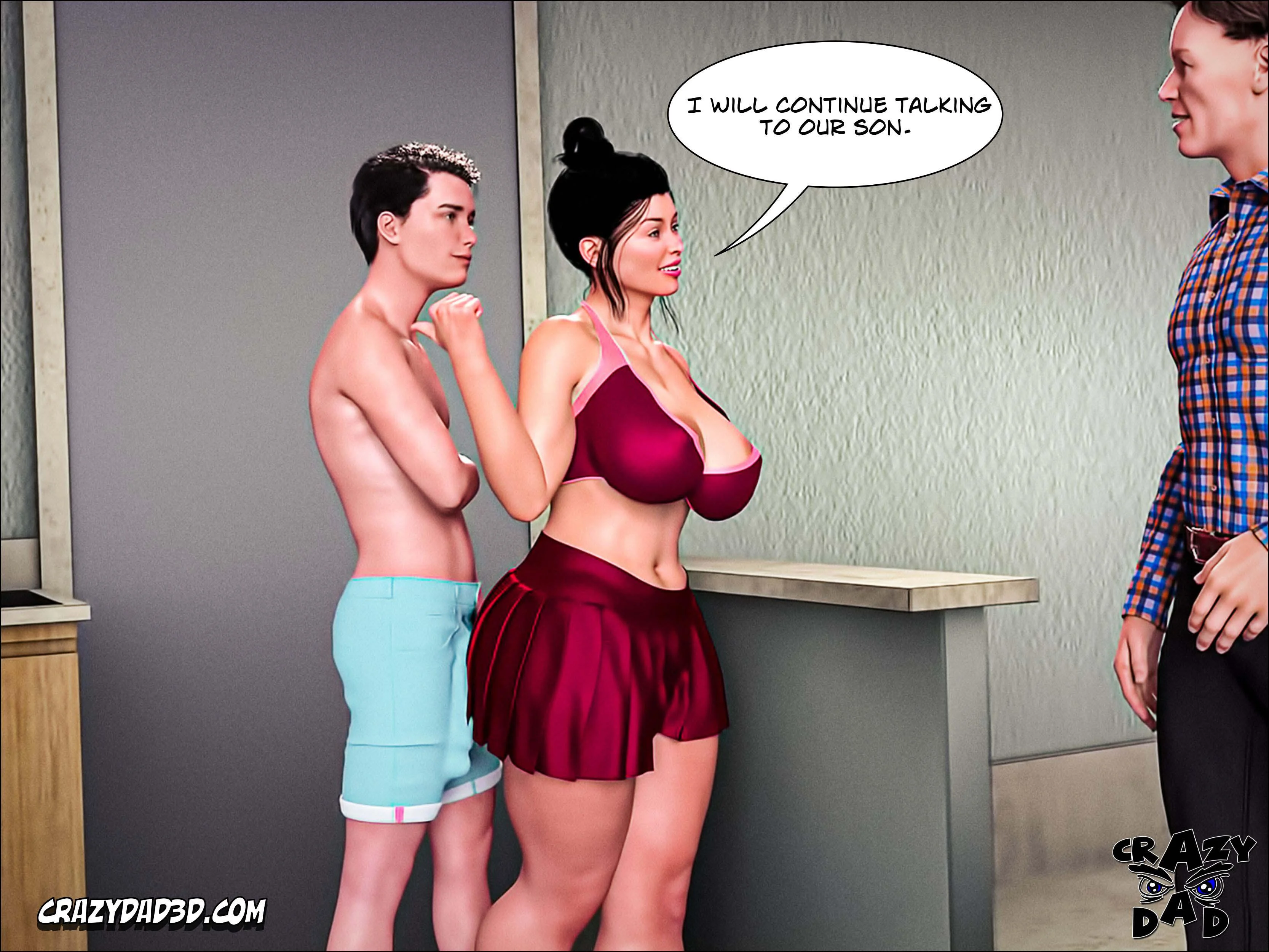 Mom’s Help [CrazyDad3D] 26 . Mom's Help - Chapter 26 [CrazyDad3D] – page 45