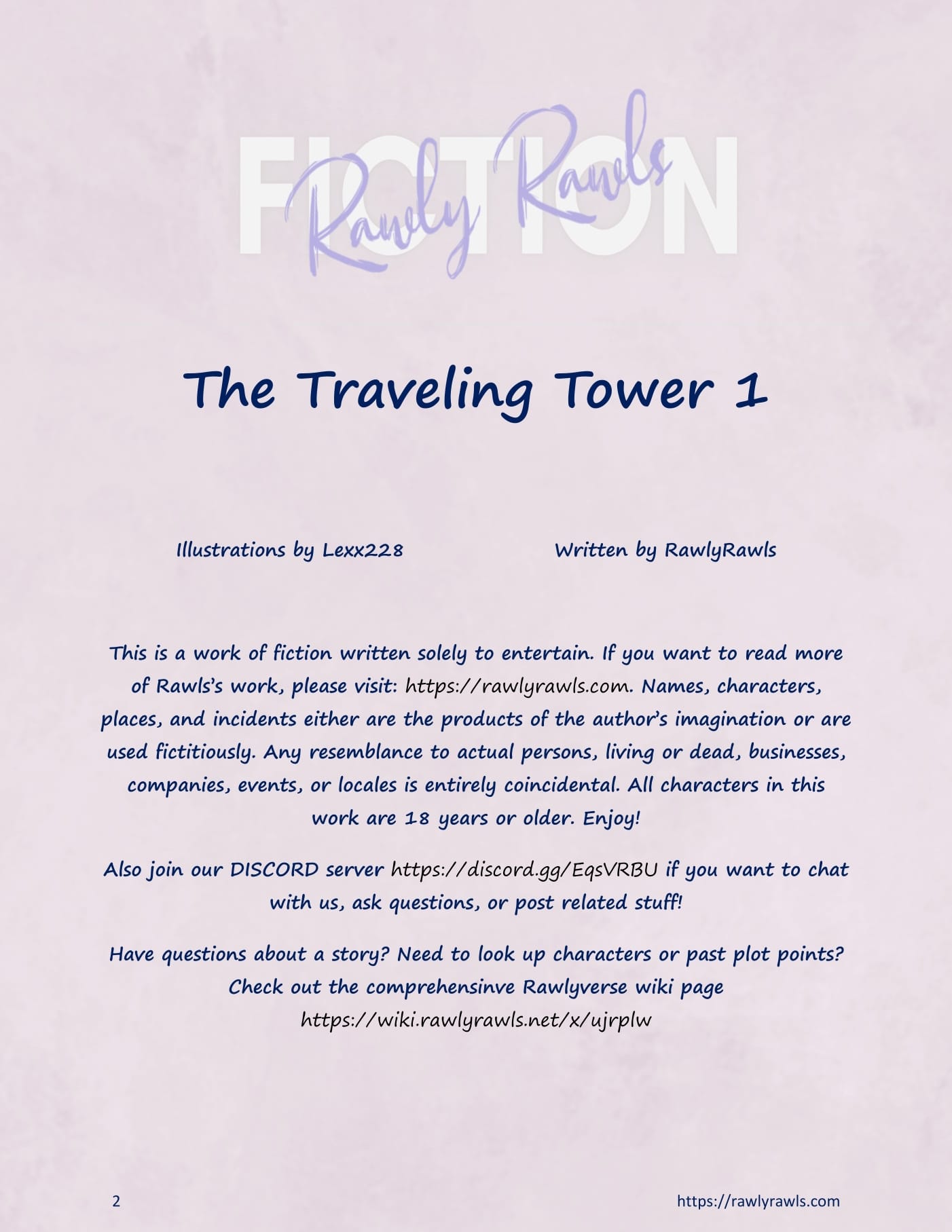 The Traveling Tower [Lexx228 , RawlyRawls] 1 . The Traveling Tower - Chapter 1 [Lexx228 , RawlyRawls] – page 2