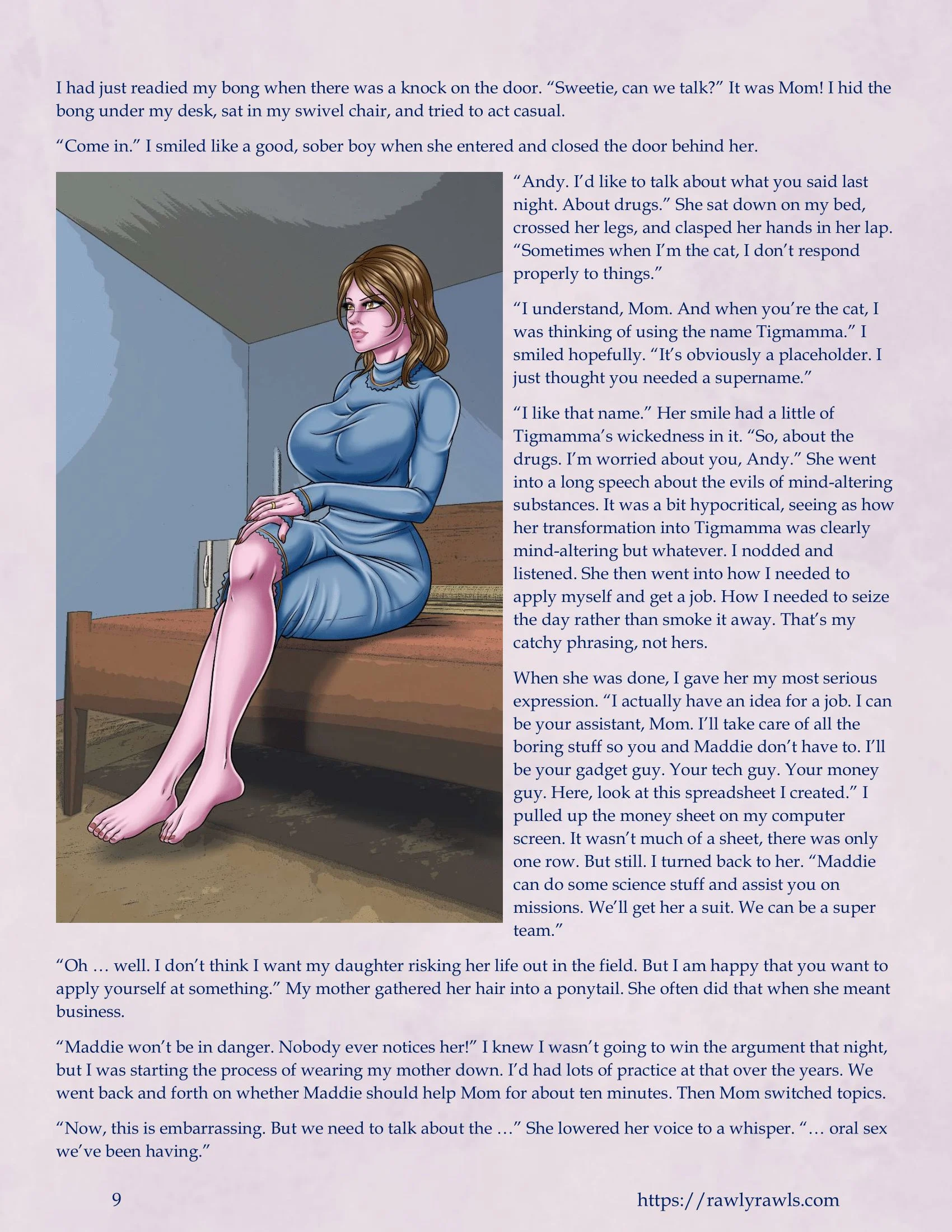 My Mother’s Secret Identity [Adun | Danny Sulca , RawlyRawls] 8 . My Mother's Secret Identity - Chapter 8 [Adun | Danny Sulca , RawlyRawls] – page 9