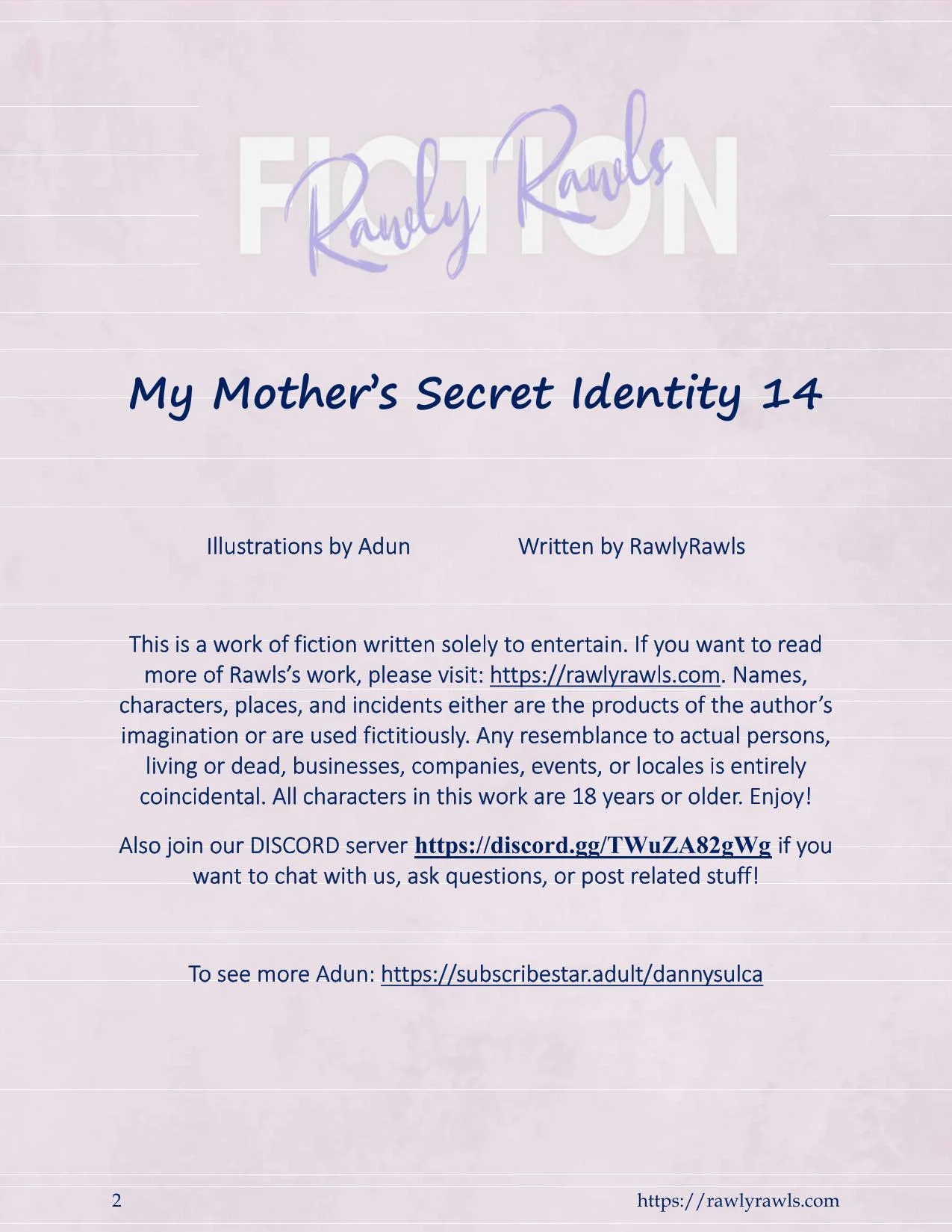 My Mother’s Secret Identity [Adun | Danny Sulca , RawlyRawls] 14 . My Mother's Secret Identity - Chapter 14 [Adun , RawlyRawls] – page 2