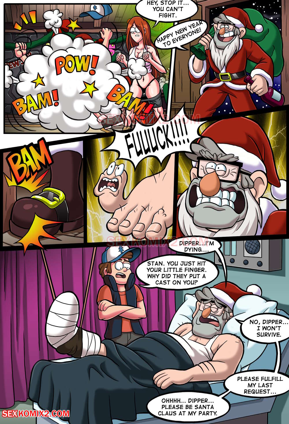 New Year Party And A Big Pink Teddy Bear (Gravity Falls) [SexKomix] 1 . New Year Party And A Big Pink Teddy Bear - Chapter 1 (Gravity Falls) [SexKomix] – page 6