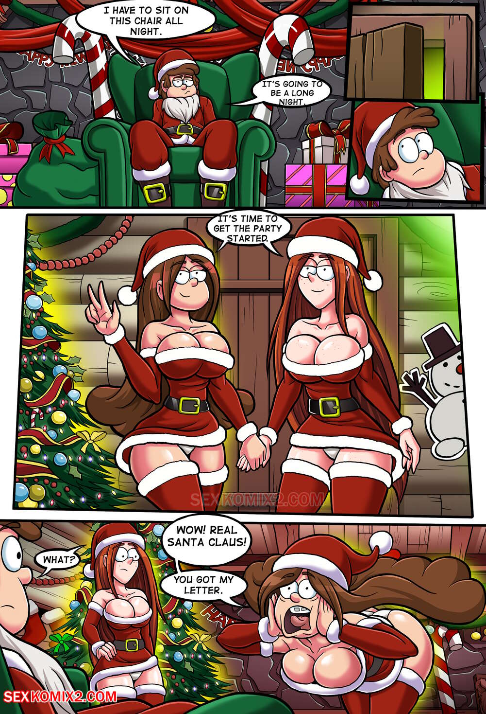 New Year Party And A Big Pink Teddy Bear (Gravity Falls) [SexKomix] 1 . New Year Party And A Big Pink Teddy Bear - Chapter 1 (Gravity Falls) [SexKomix] – page 8