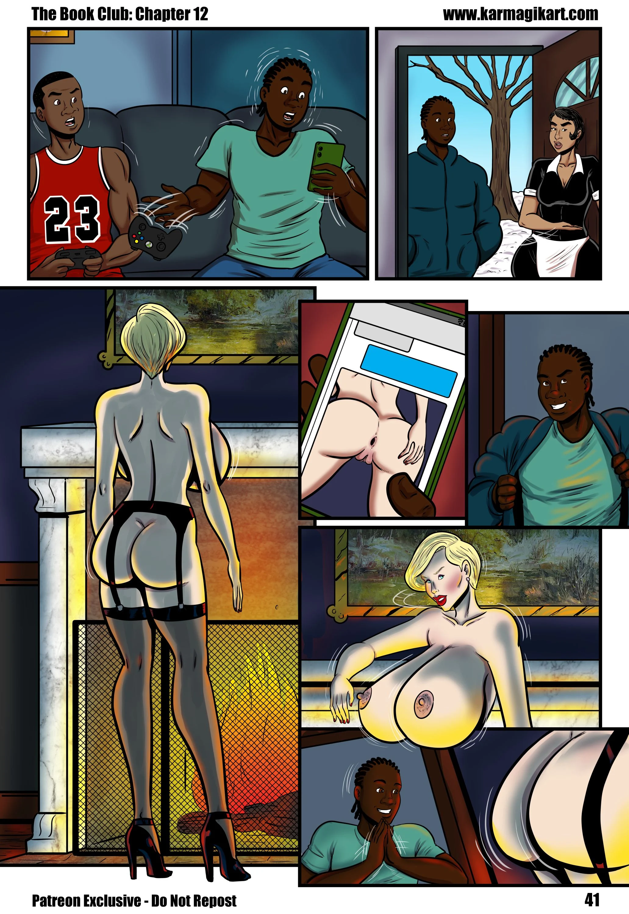 The Book Club [Karmagik] 12.5 . The Book Club - Textless - Chapter 12 [Karmagik] – page 42