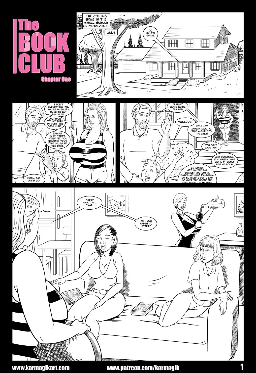 The Book Club [Karmagik] 1.5 . The Book Club - No Color - Chapter 1 [Karmagik] – page 1