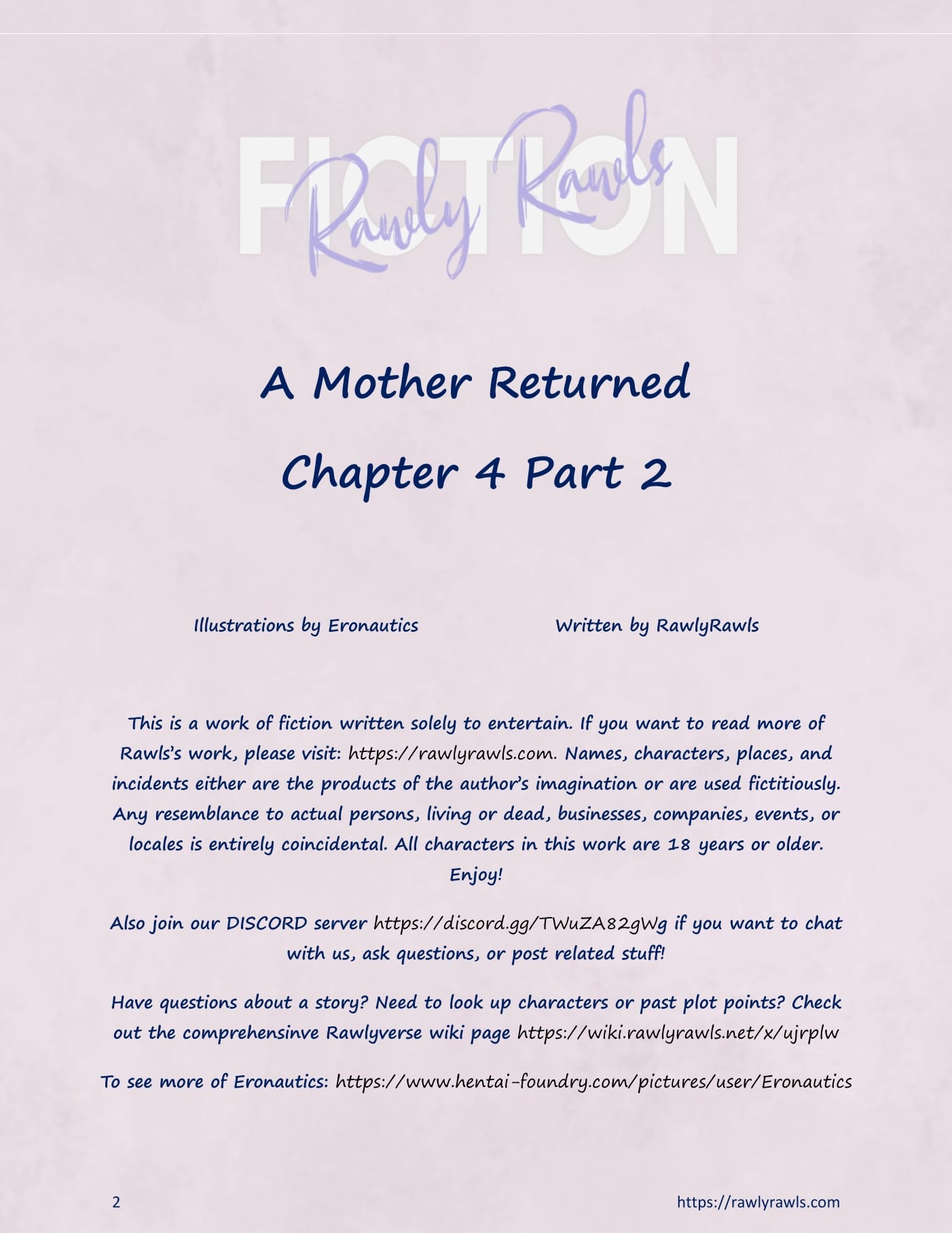 A Mother Returned [Eronautics , RawlyRawls] 4.2 . A Mother Returned - Chapter 4 - Part 2 [Eronautics , RawlyRawls] – page 2