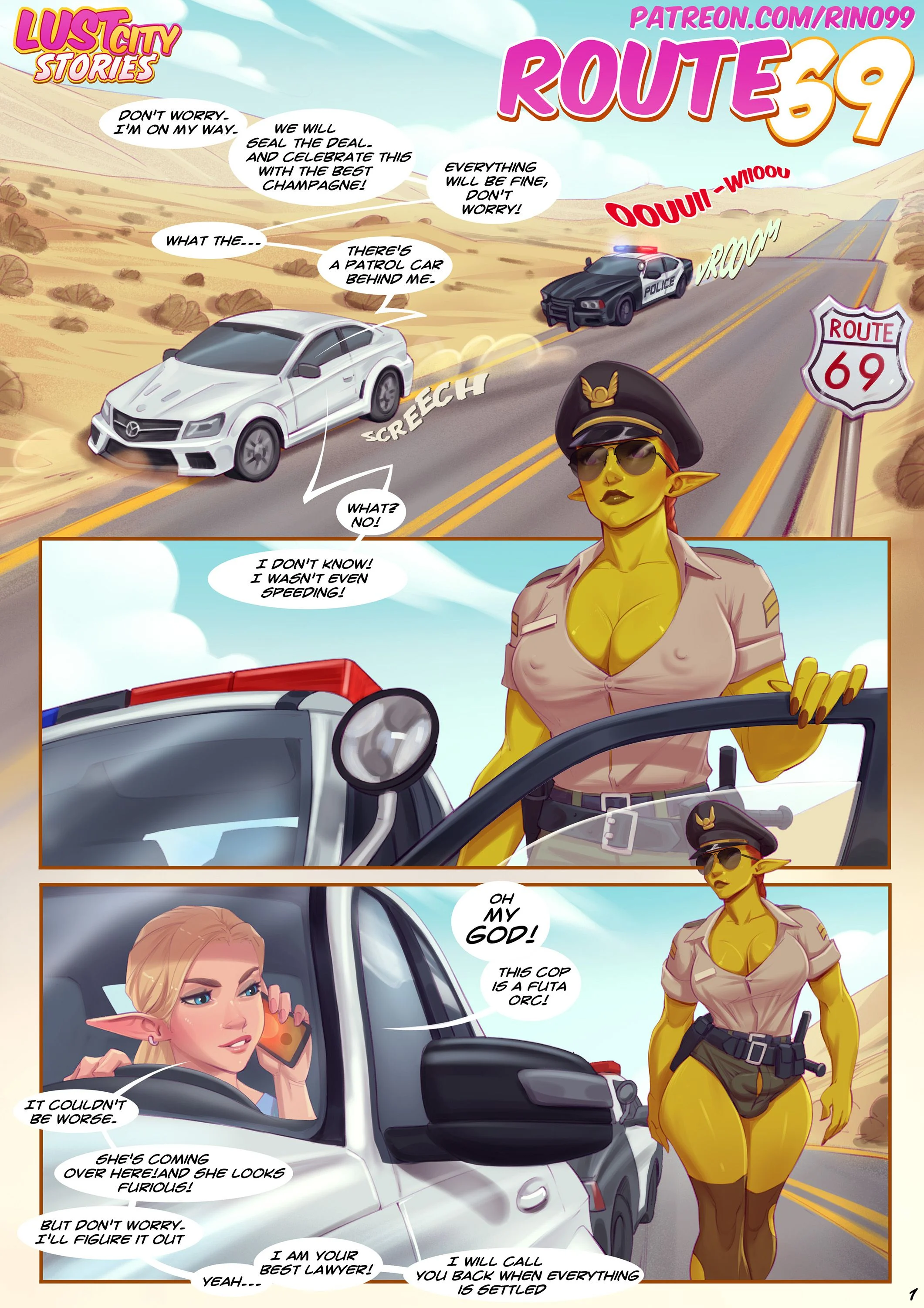 Route 69 [Rino99] 1.1 . Route 69 - Female - Chapter 1 [Rino99] – page 1
